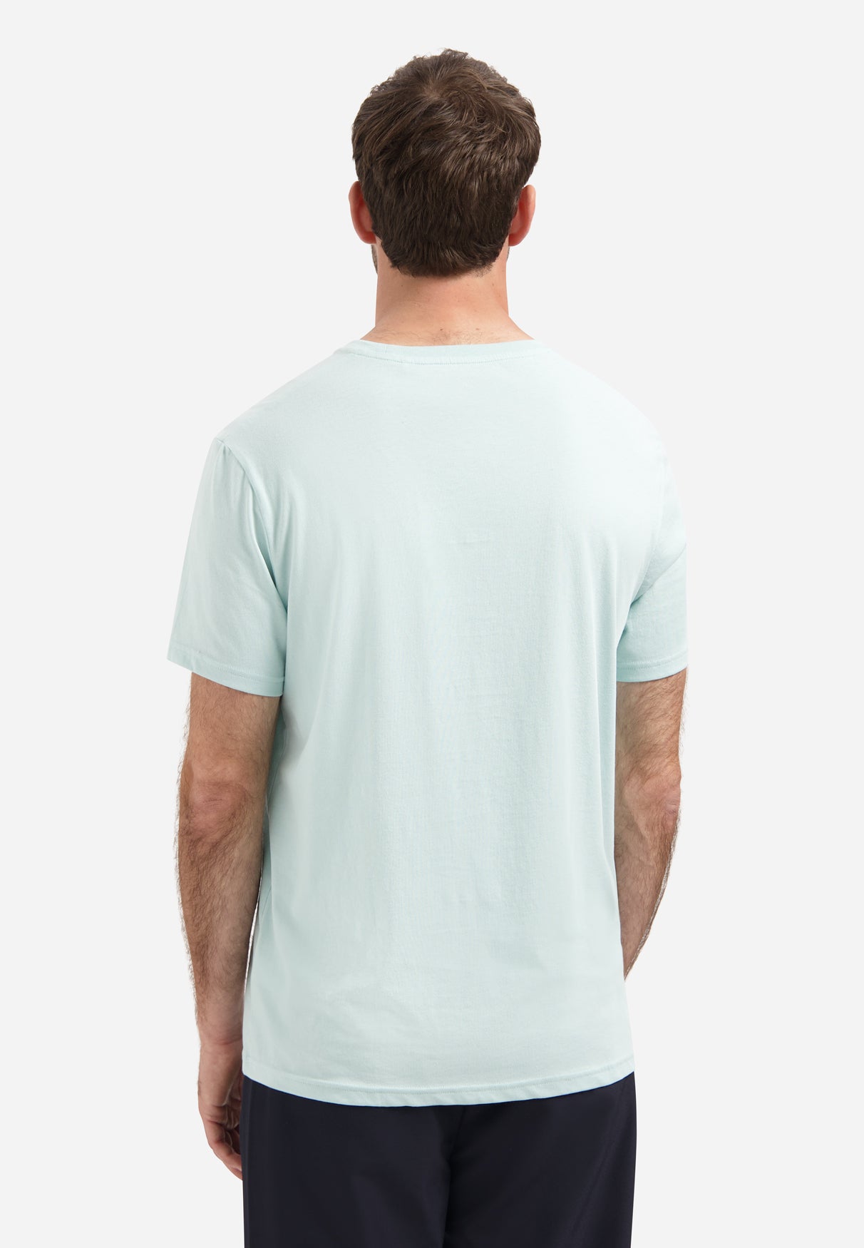 Crew Neck T-Shirt | Arctic Blue