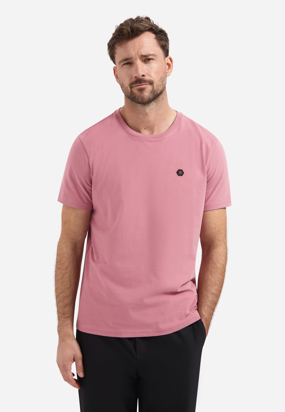 T-shirt with soft finish | Old Pink