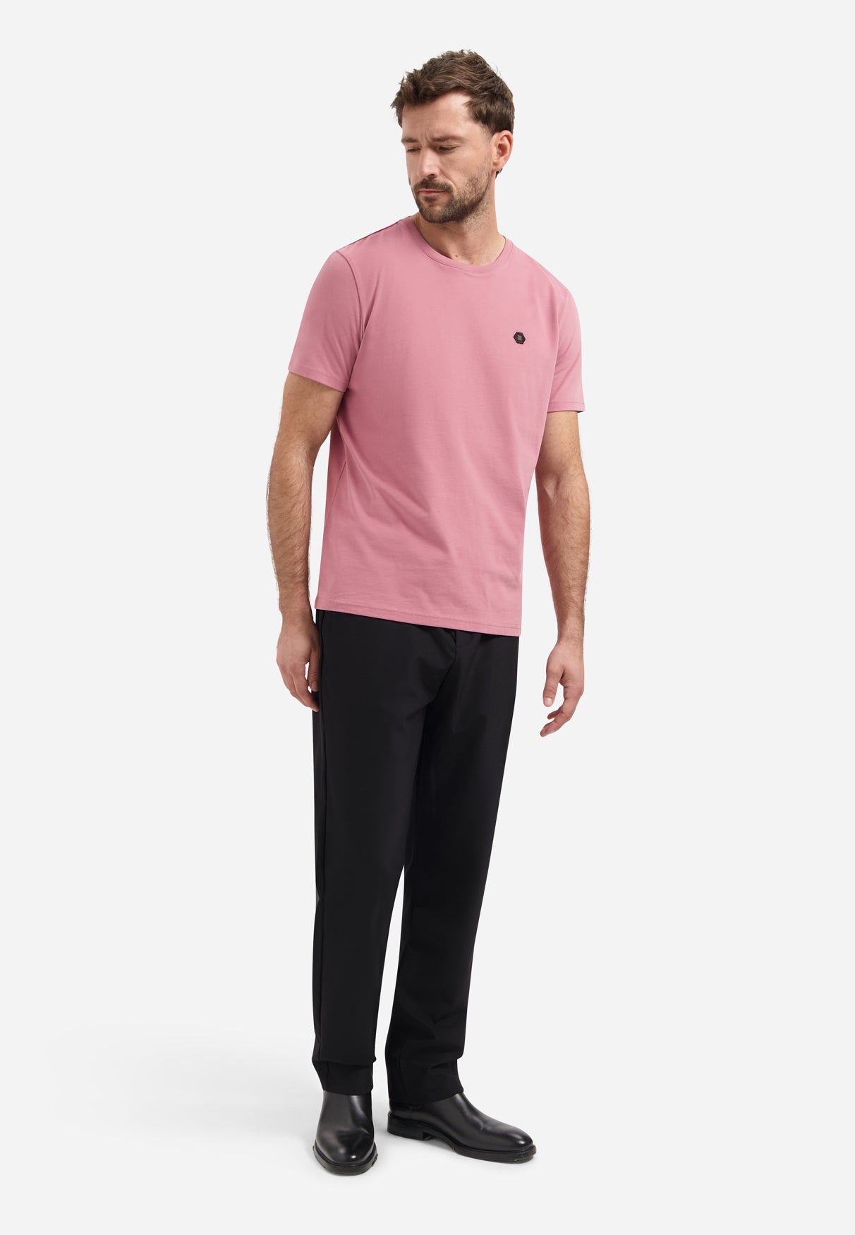 T-shirt with soft finish | Old Pink
