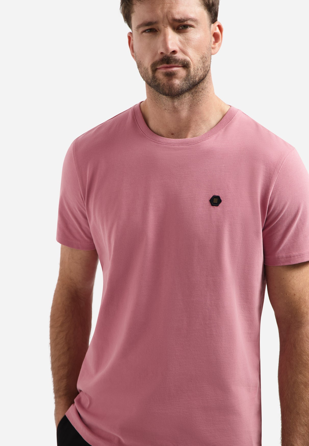 T-shirt with soft finish | Old Pink