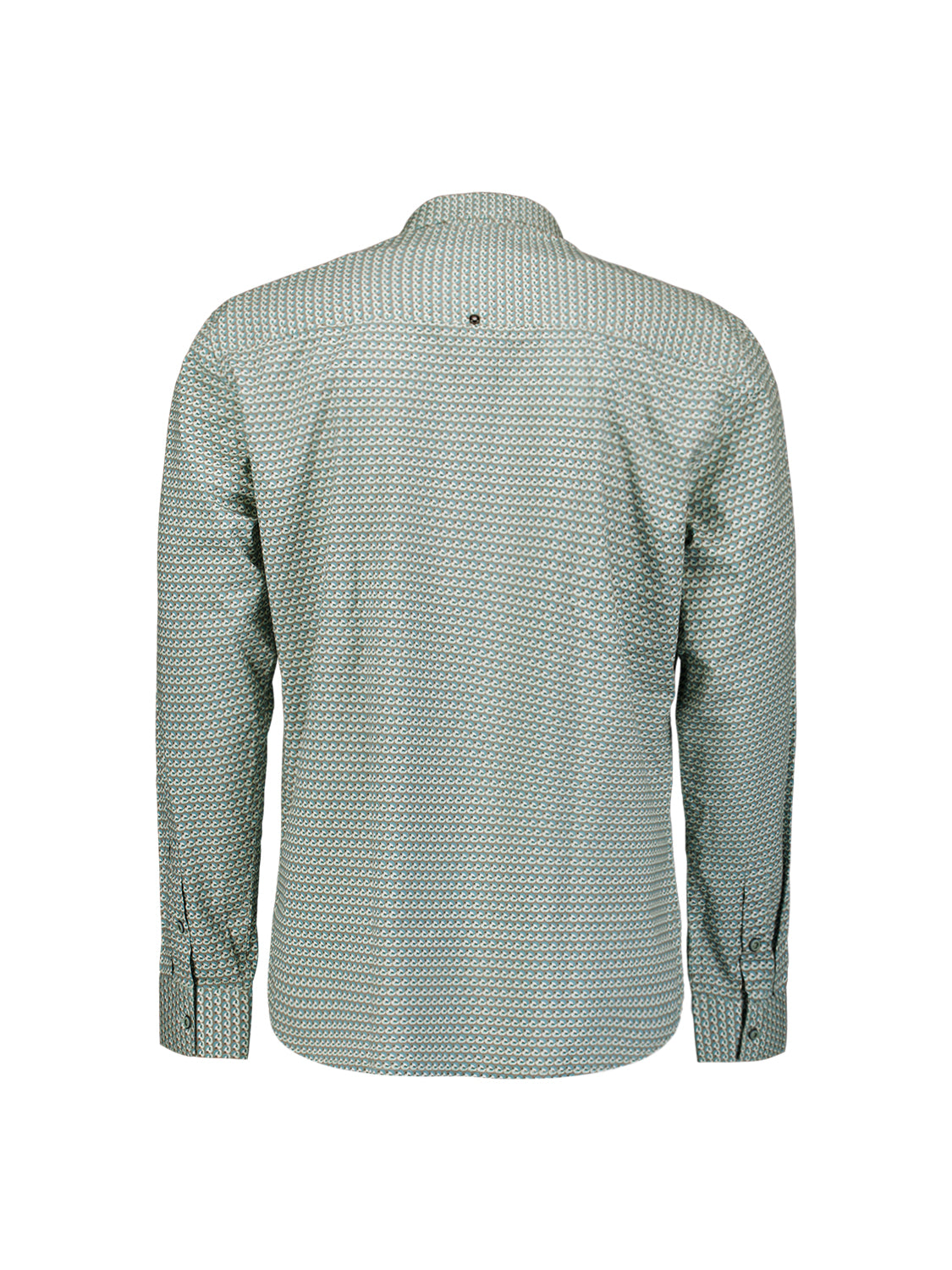 Printed stretch shirt | Seablue