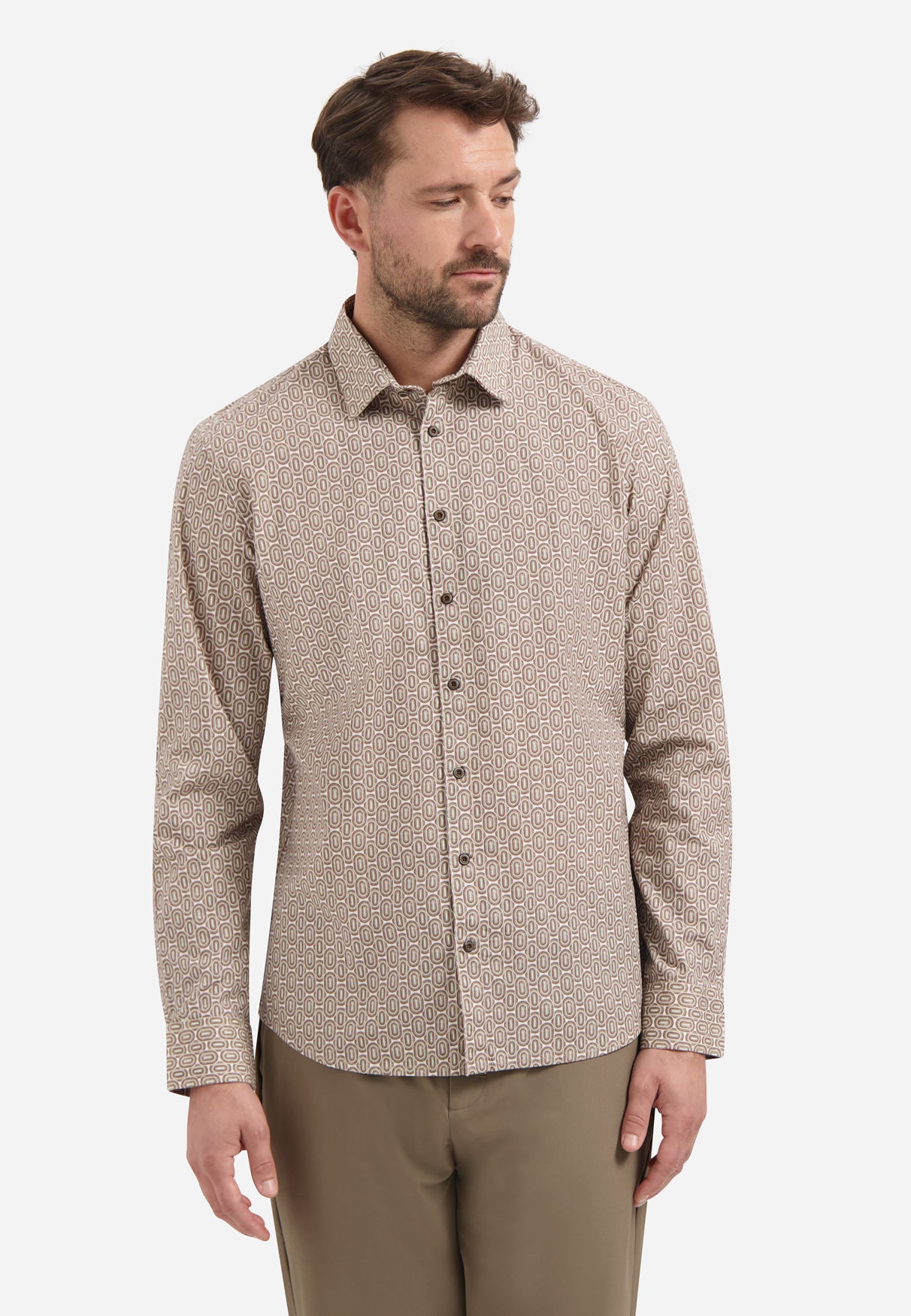 Printed shirt | Red Wine