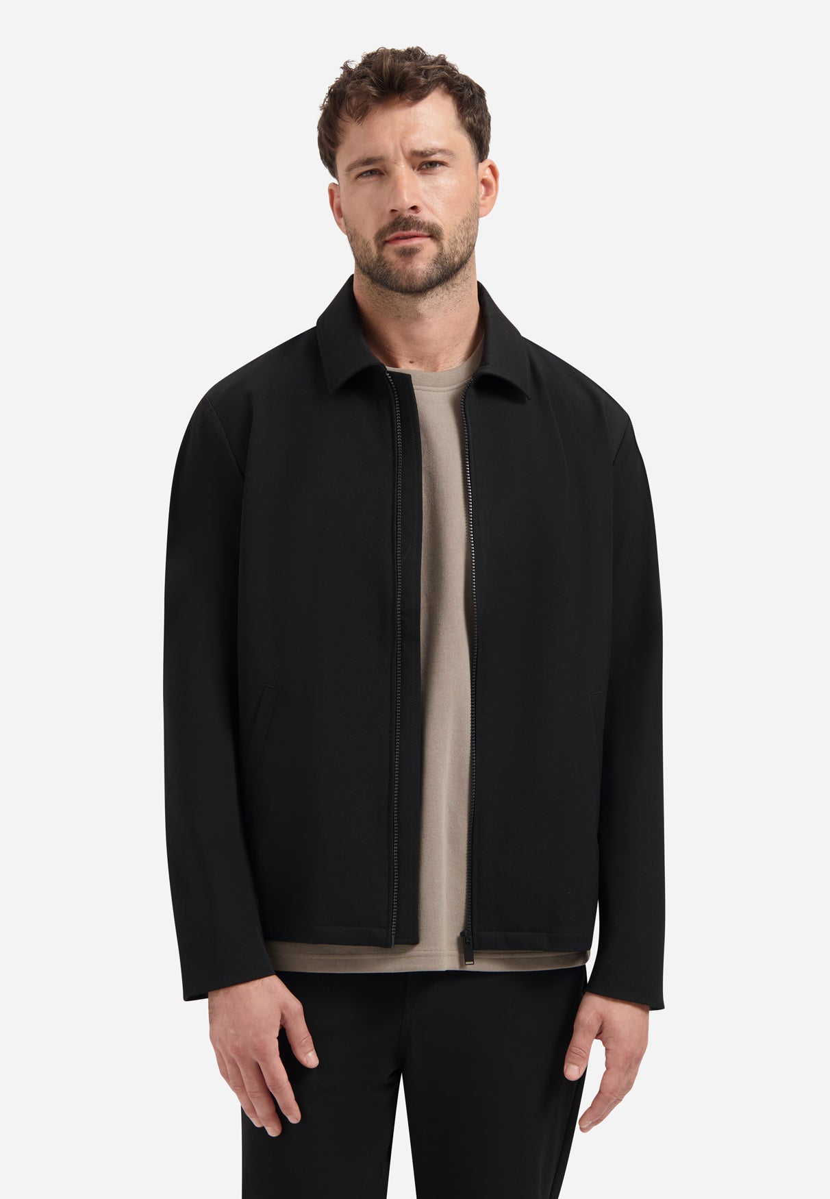 Lightweight Zip Jacket | Black