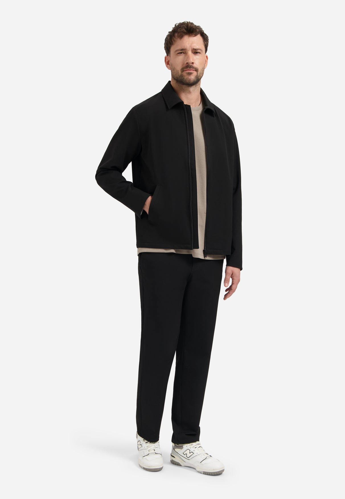 Lightweight Zip Jacket | Black