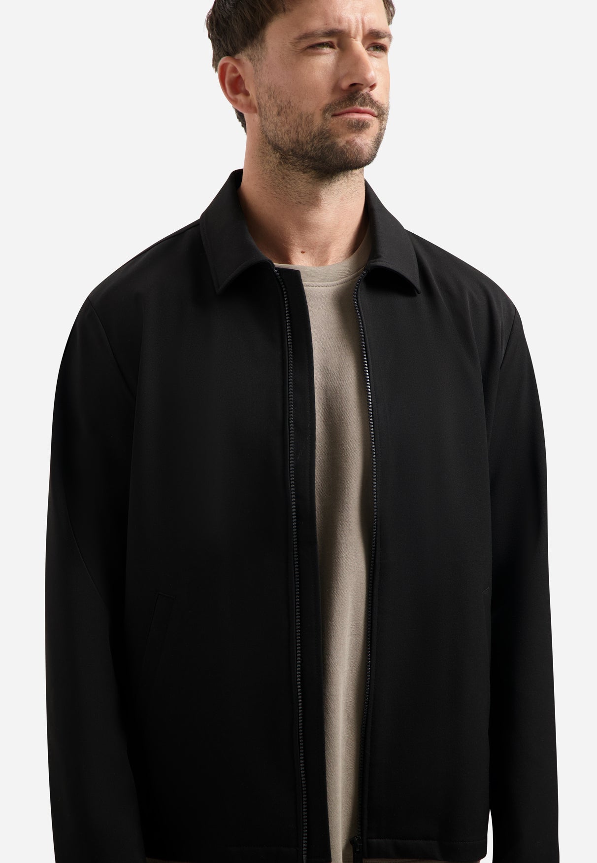 Lightweight Zip Jacket | Black