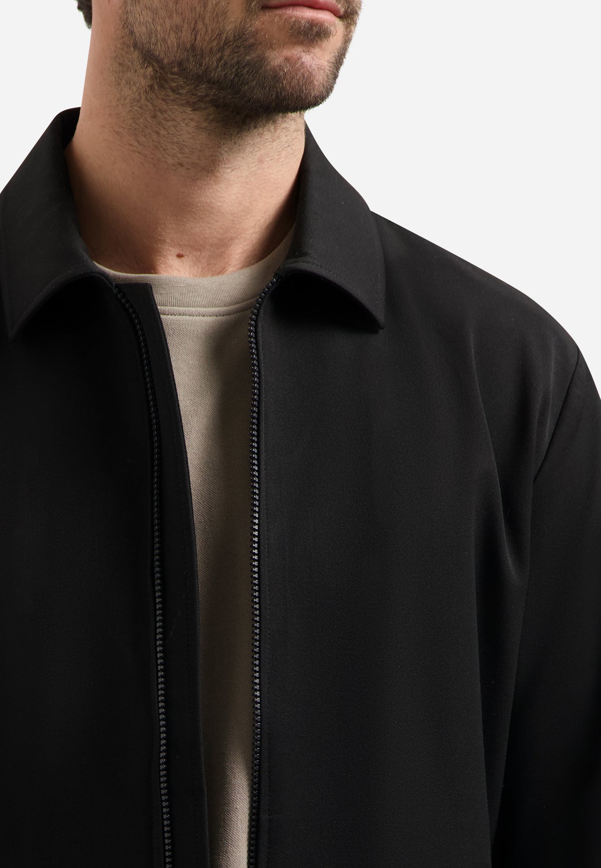 Lightweight Zip Jacket | Black