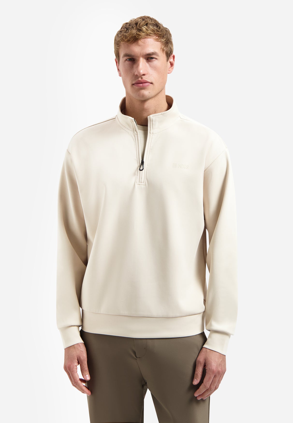 Half-zip sweater | Desert