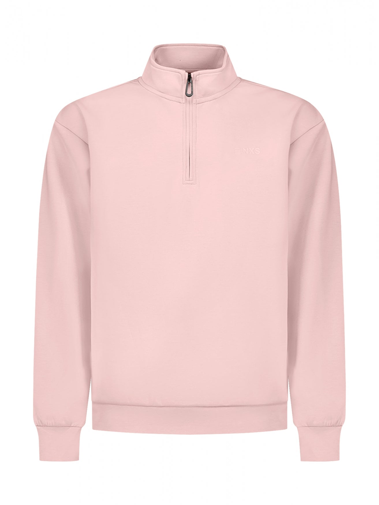 Half-zip sweater | Light Mauve