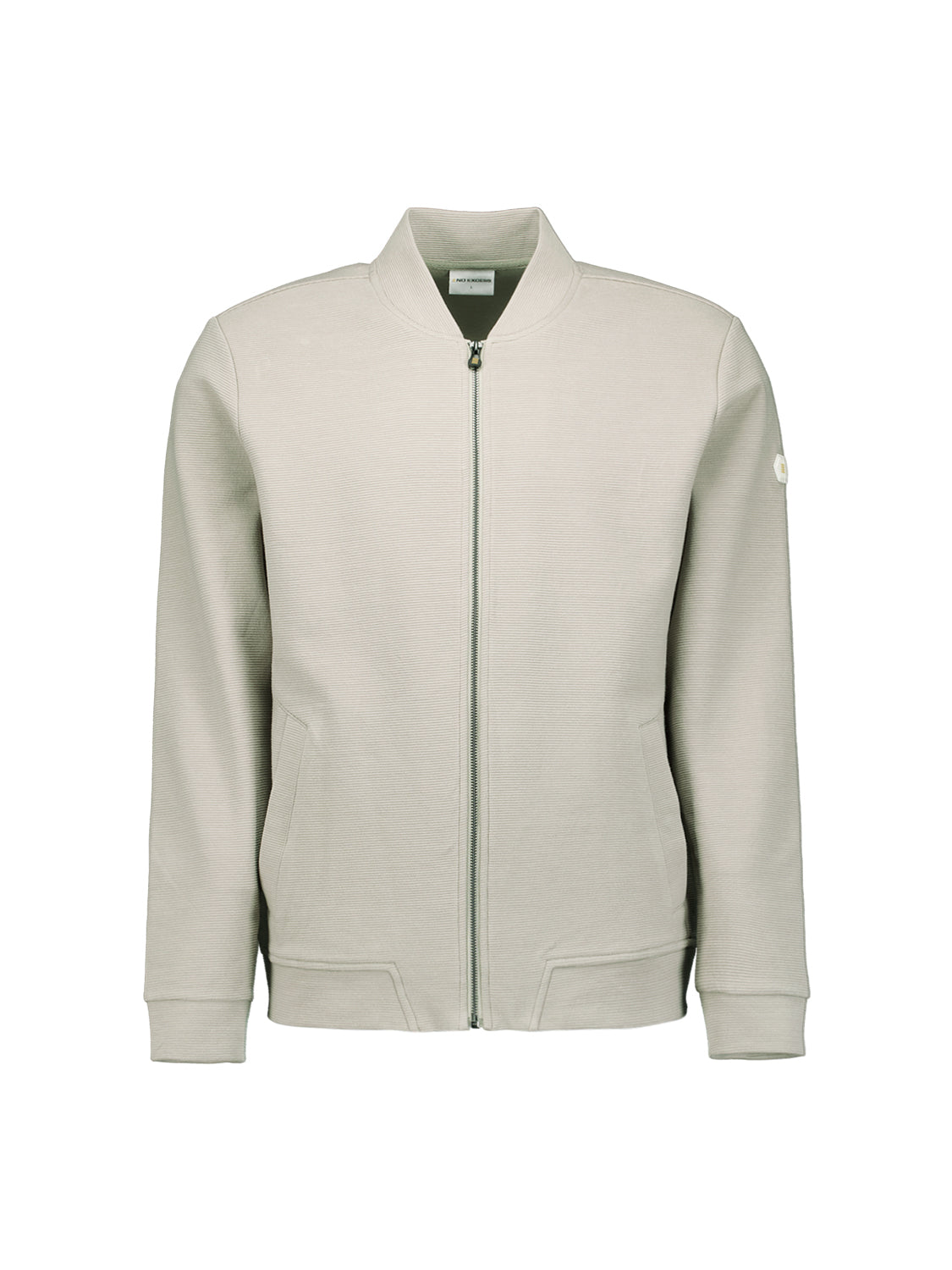 Textured sweatshirt | Taupe