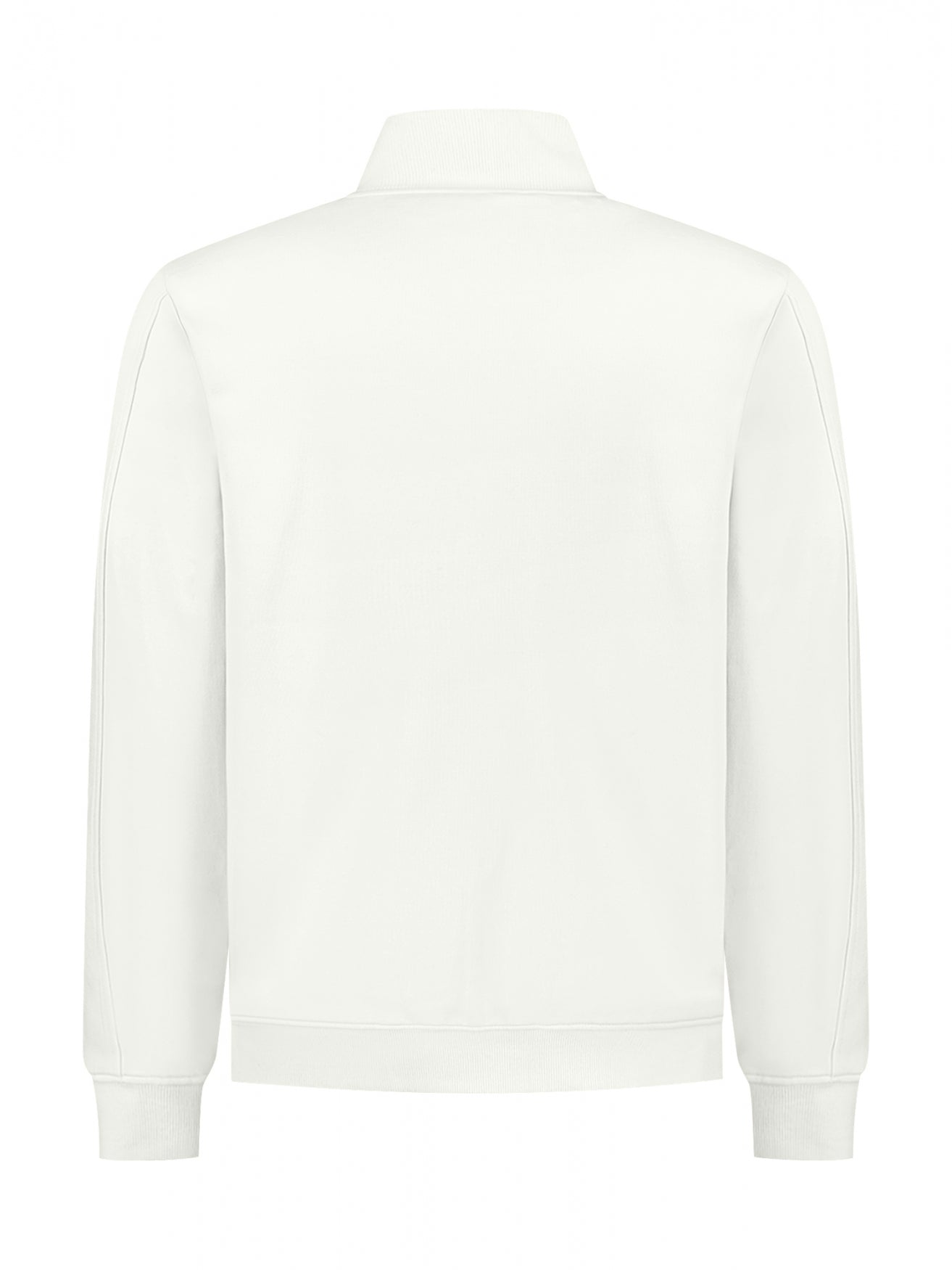 Sweat jacket with mixed textures | Kit