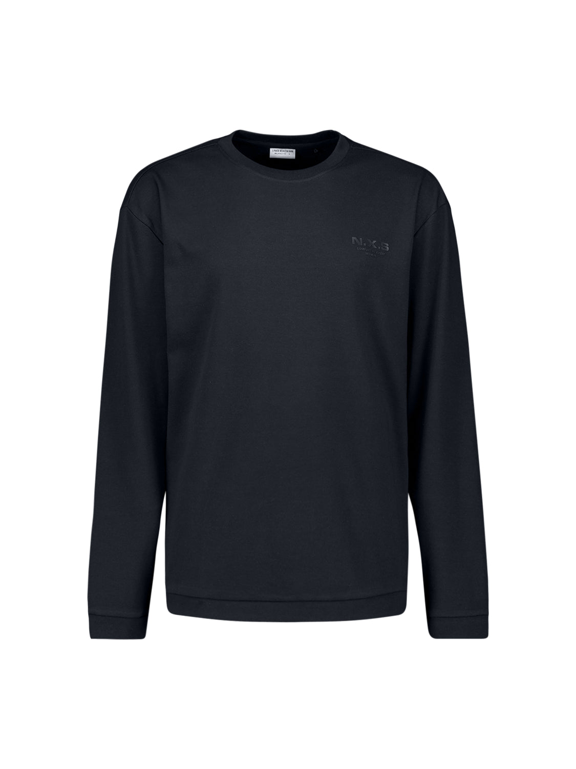 Interlock long-sleeved T-shirt. | Night