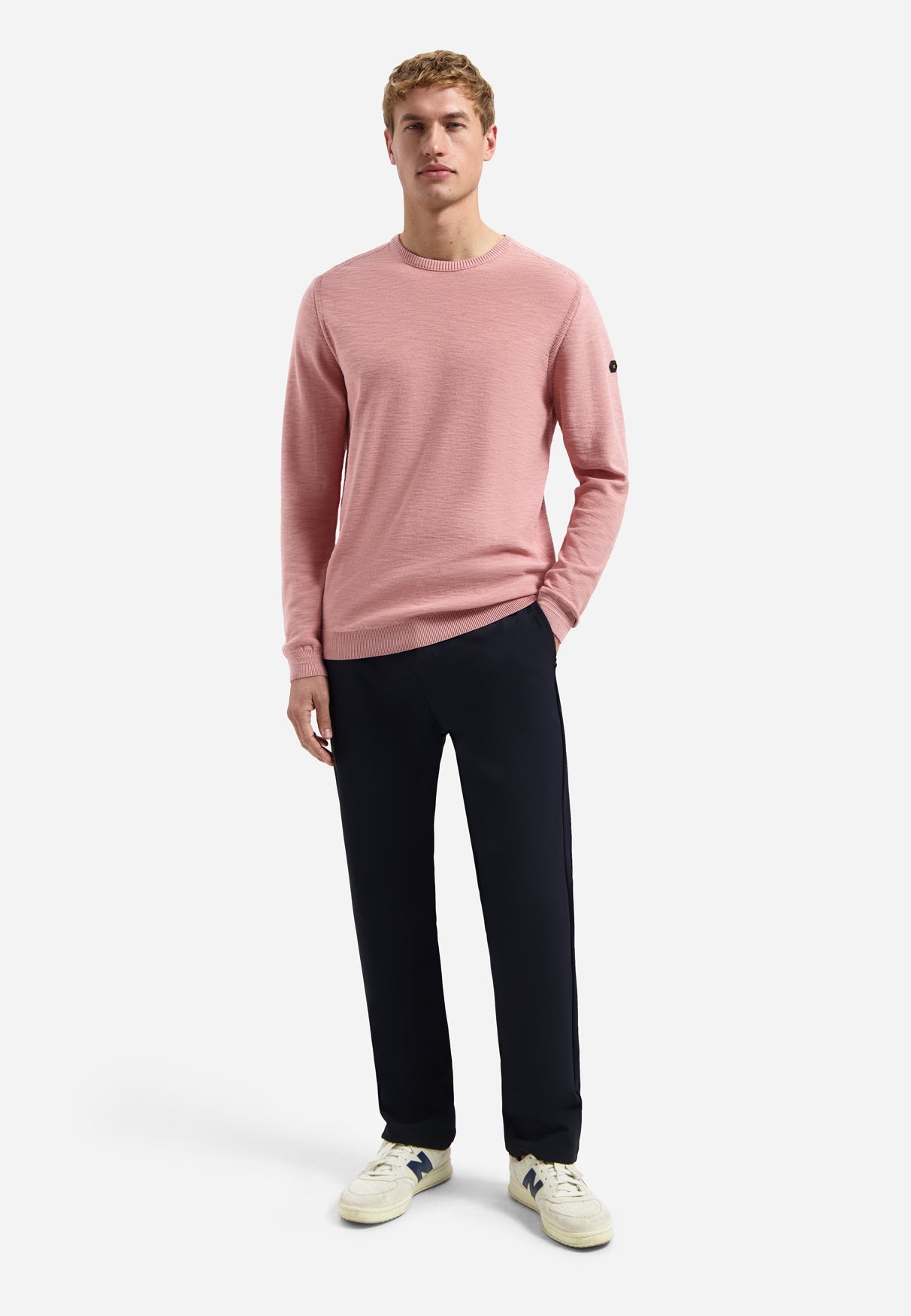 Fine-knit sweater | Light Mauve