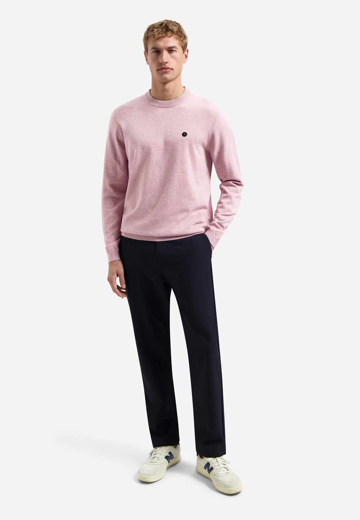 Mélange sweater | Light Mauve