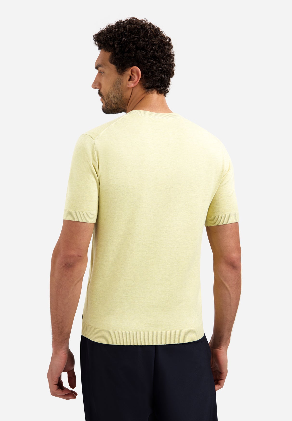 Knitted T-shirt | Yellow