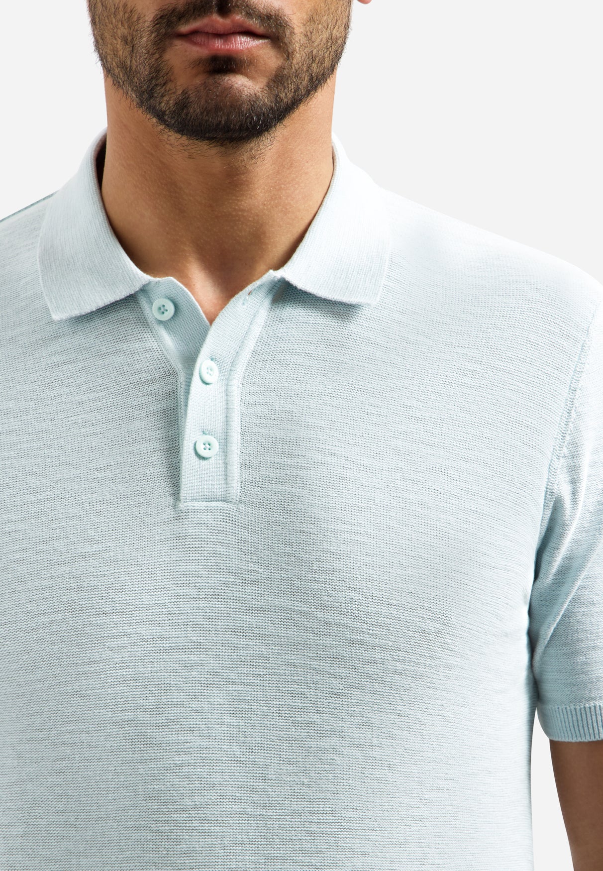 CLESSTE SLUB PILE KNIT POLO ニットポロ CLESSTE SLUB PILE KNIT POLO COLOR:CHARCOAL/BROWN/IVORY SIZE:1/2 12