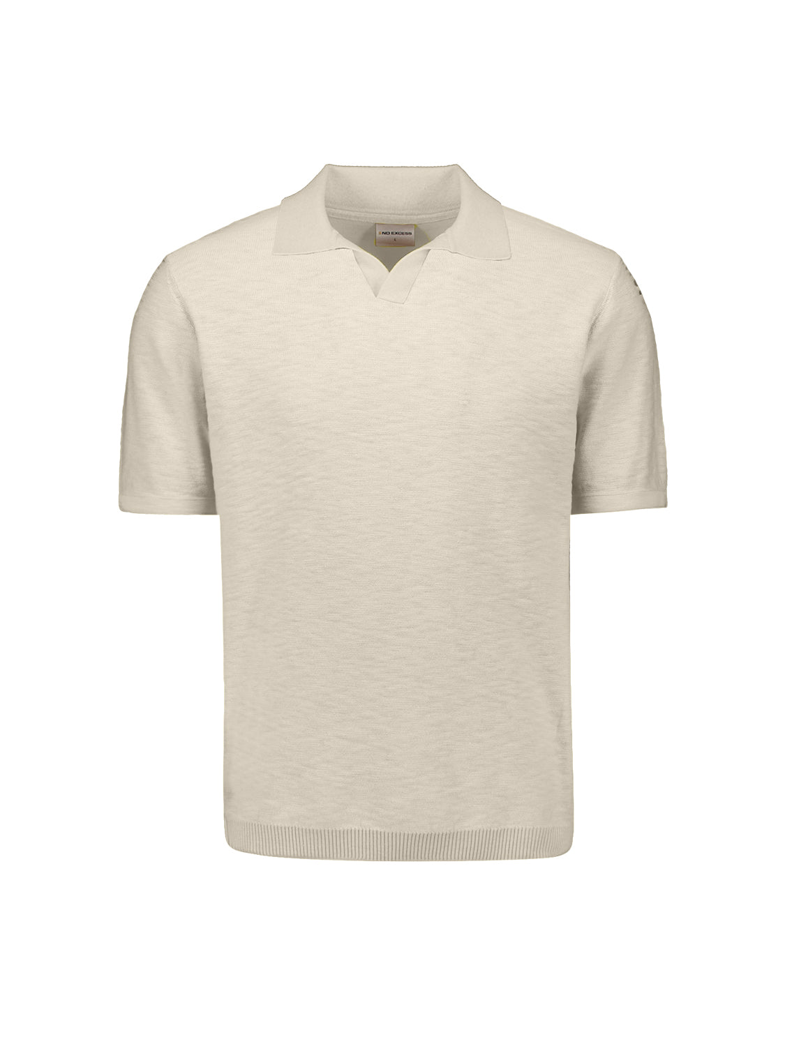 Knitted V-neck polo shirt | Kit