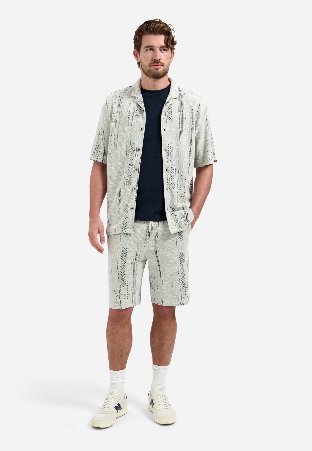 Plain T-shirt with a round neck | Night