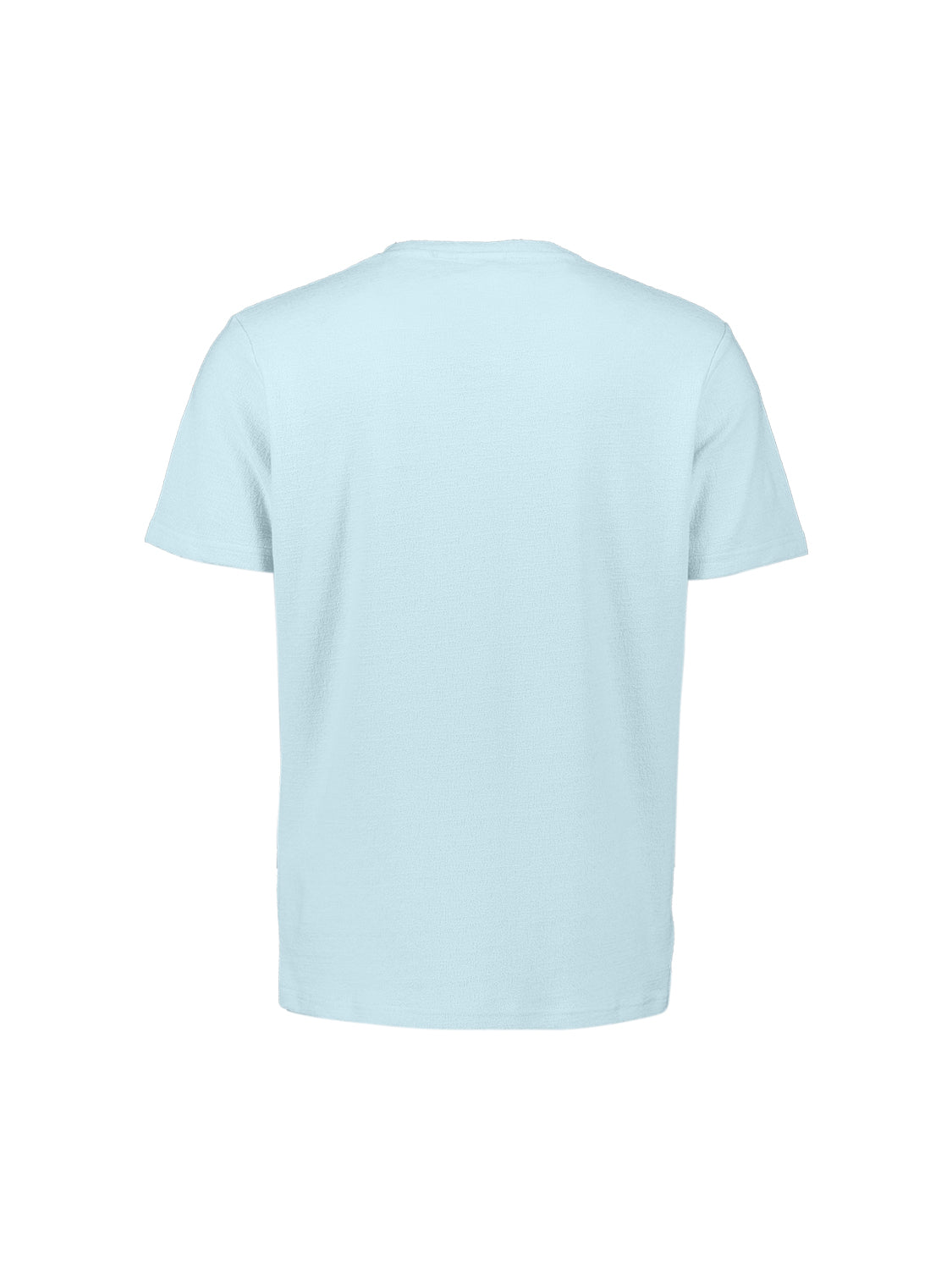 Plain T-shirt with a round neck | Sky