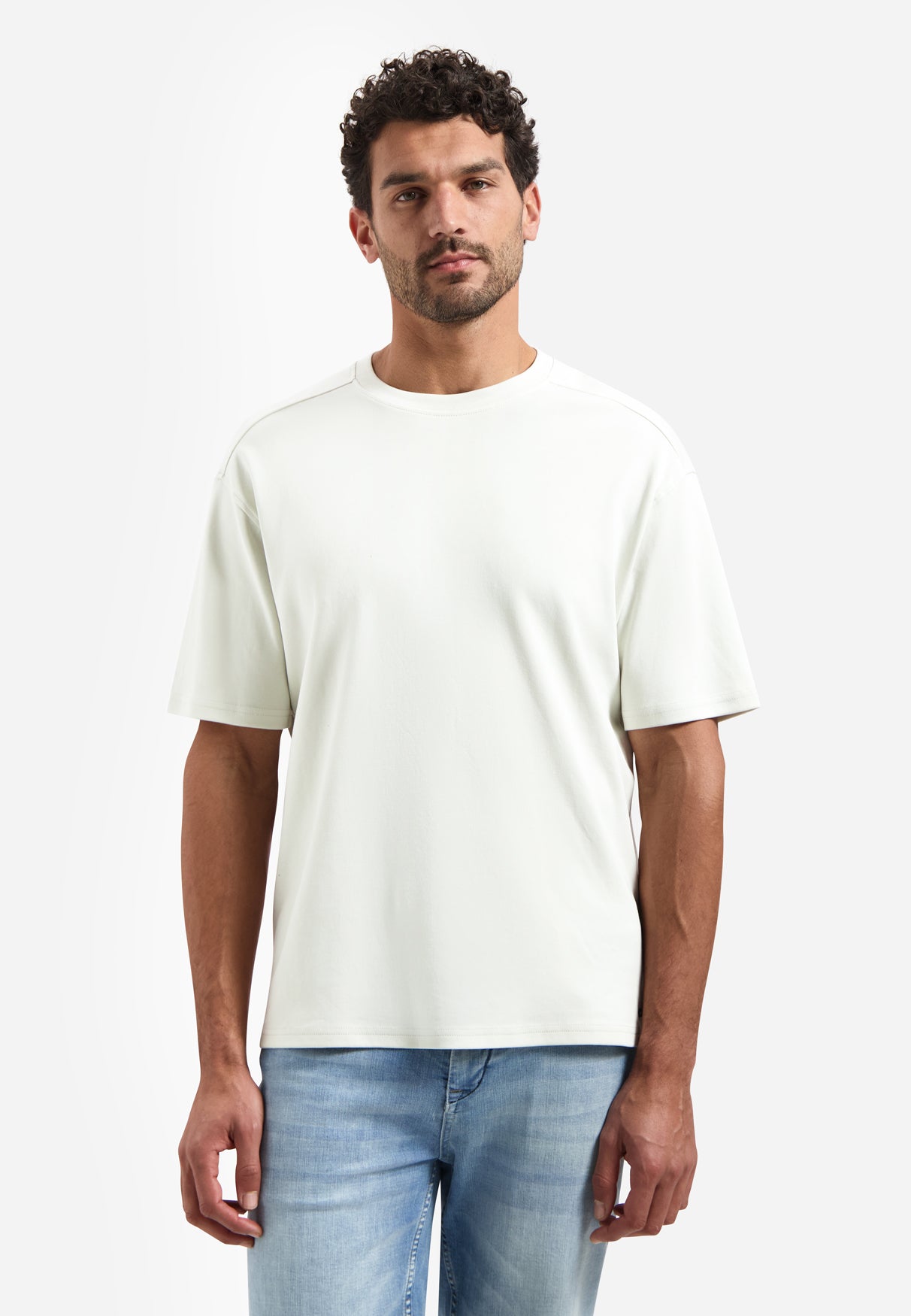 Interlock T-shirt with round neck. | Kit