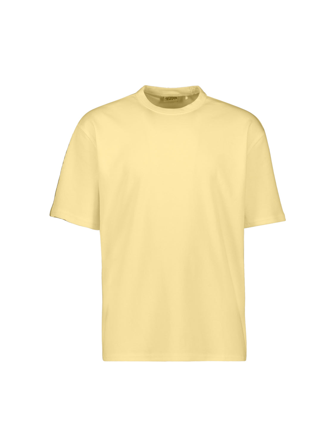 Interlock T-shirt with back print | Yellow
