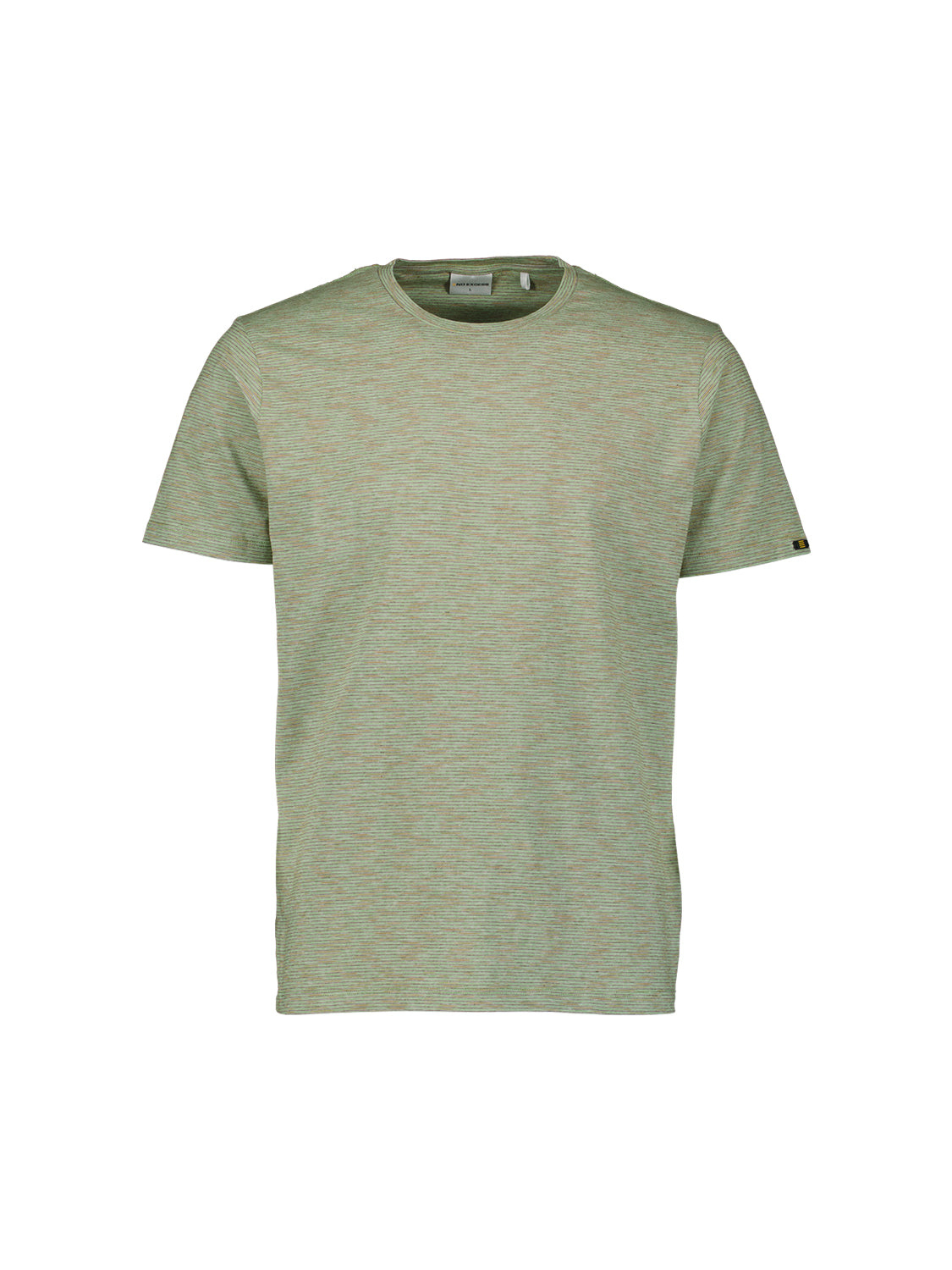 Striped T-shirt with round neck | Green