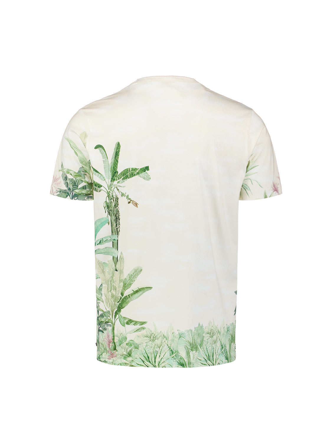 T-shirt with botanical print | Green