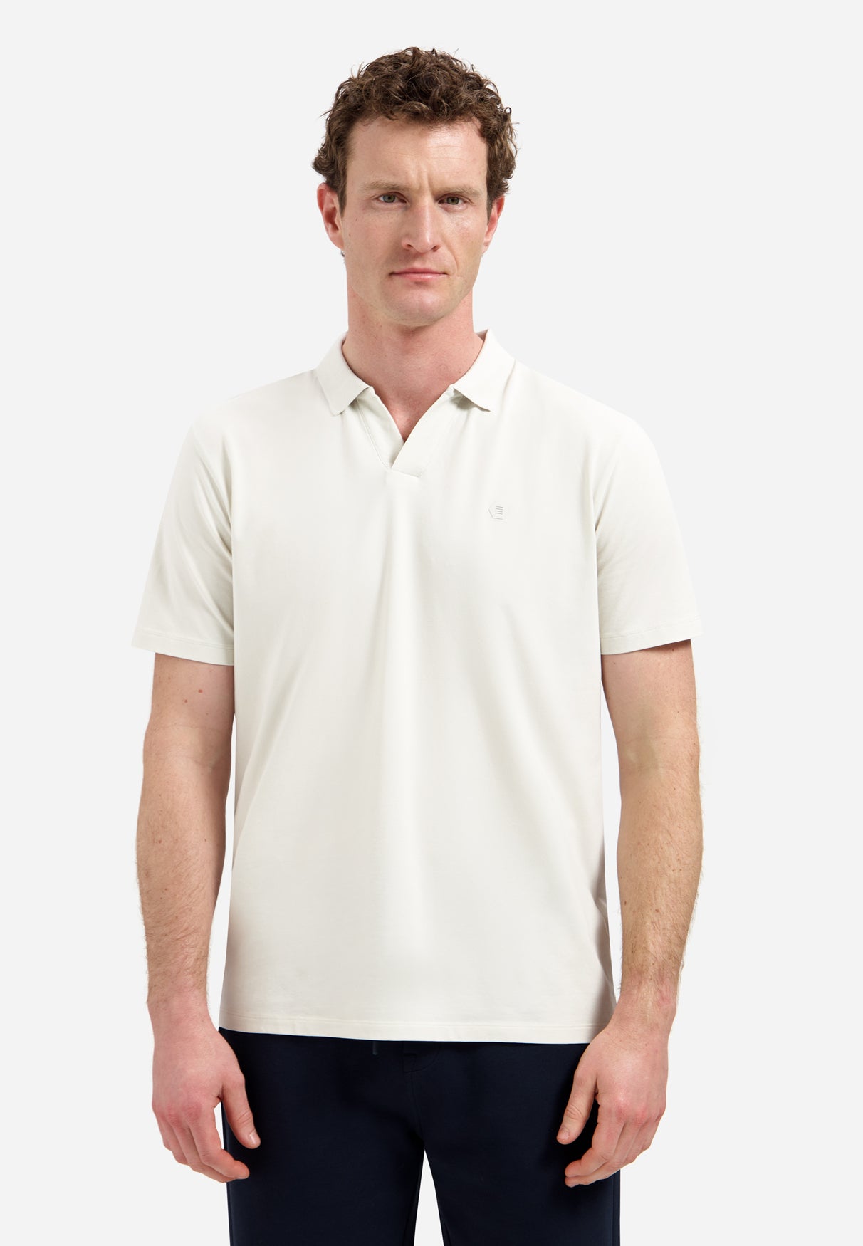 Polo shirt with V-neck | Kit