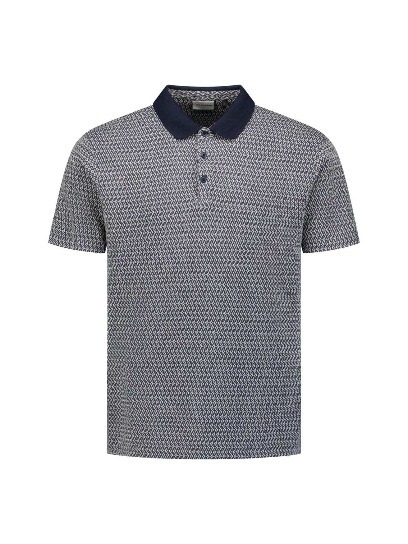 Jacquard polo shirt | Night