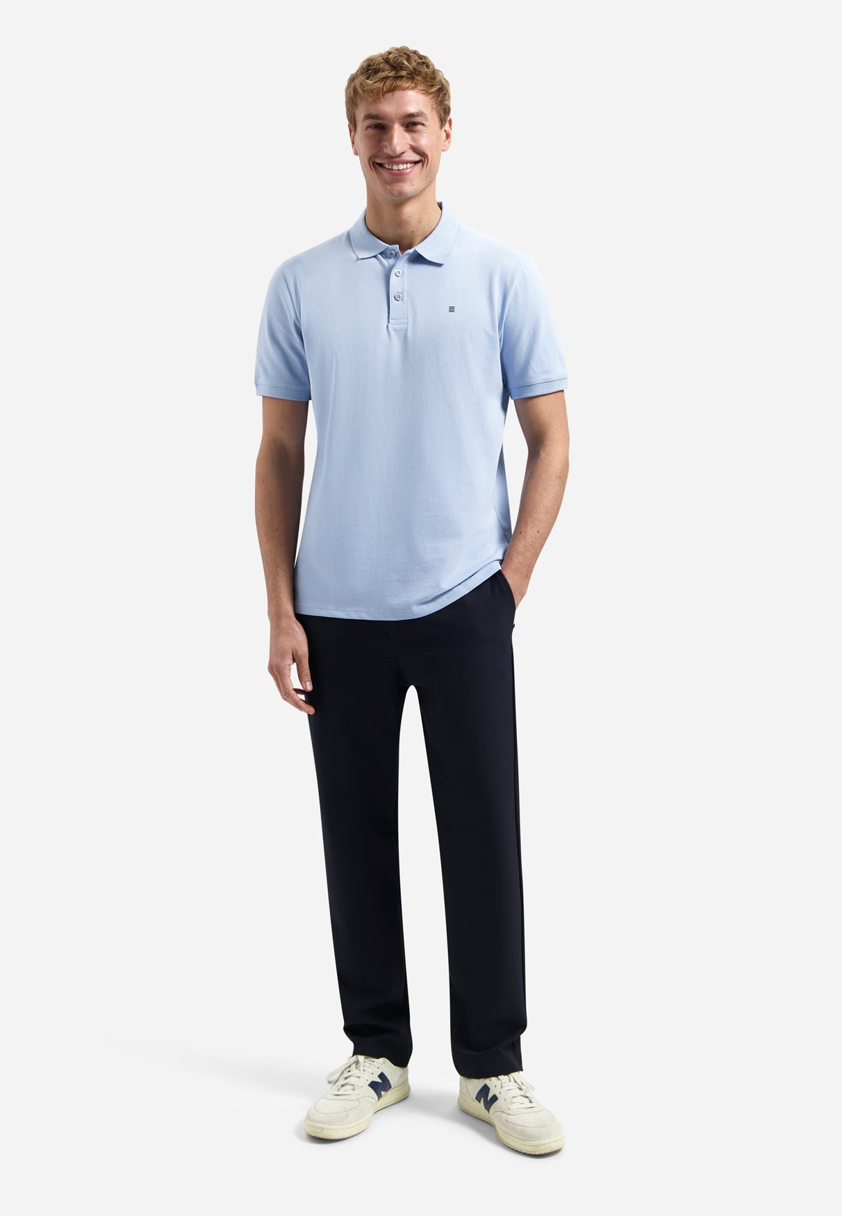 Basic polo shirt | Blue