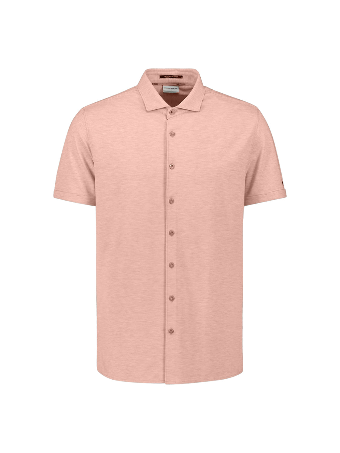 Polo shirt with buttons | Light Mauve