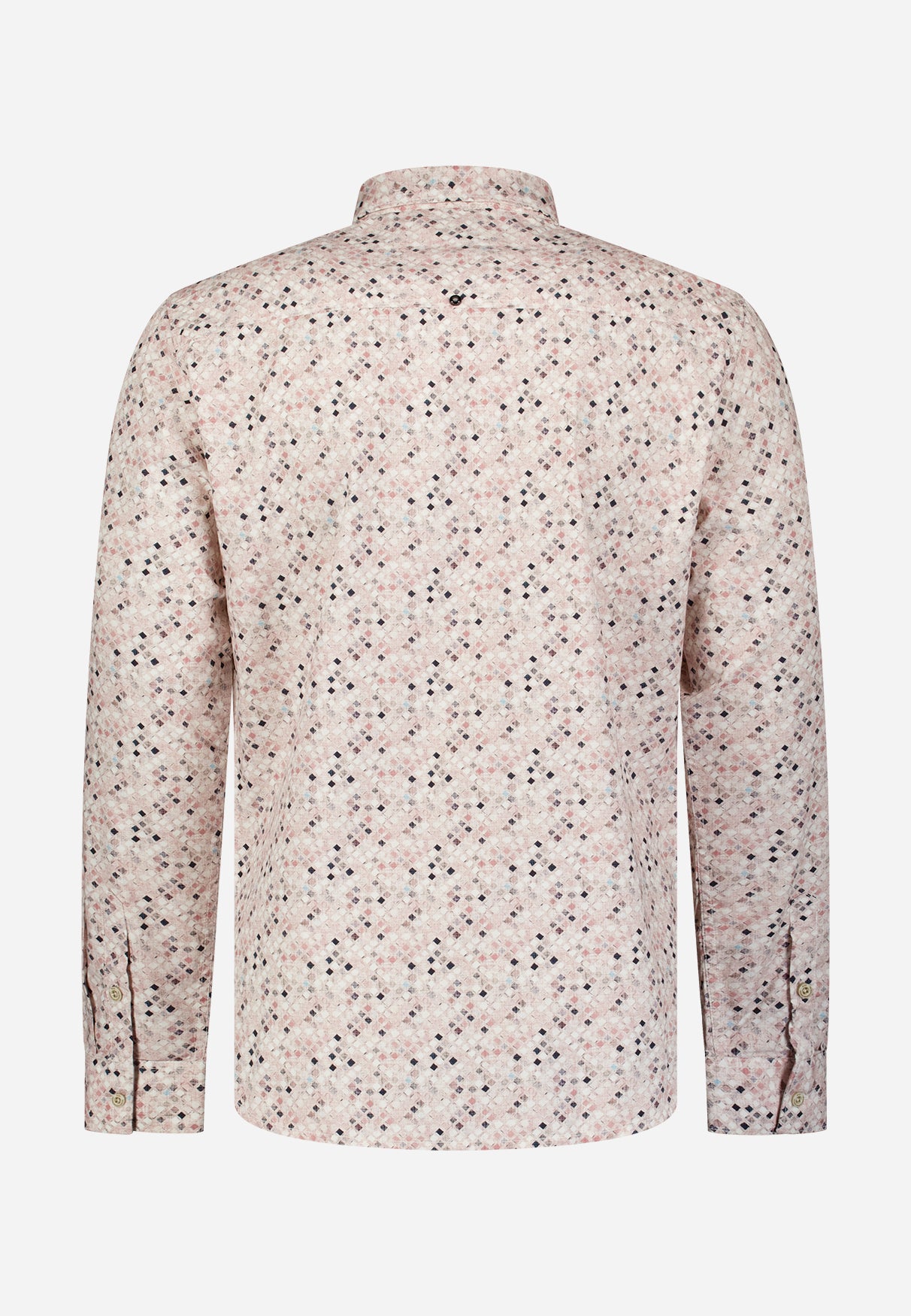 Shirt with microprint | Light Mauve