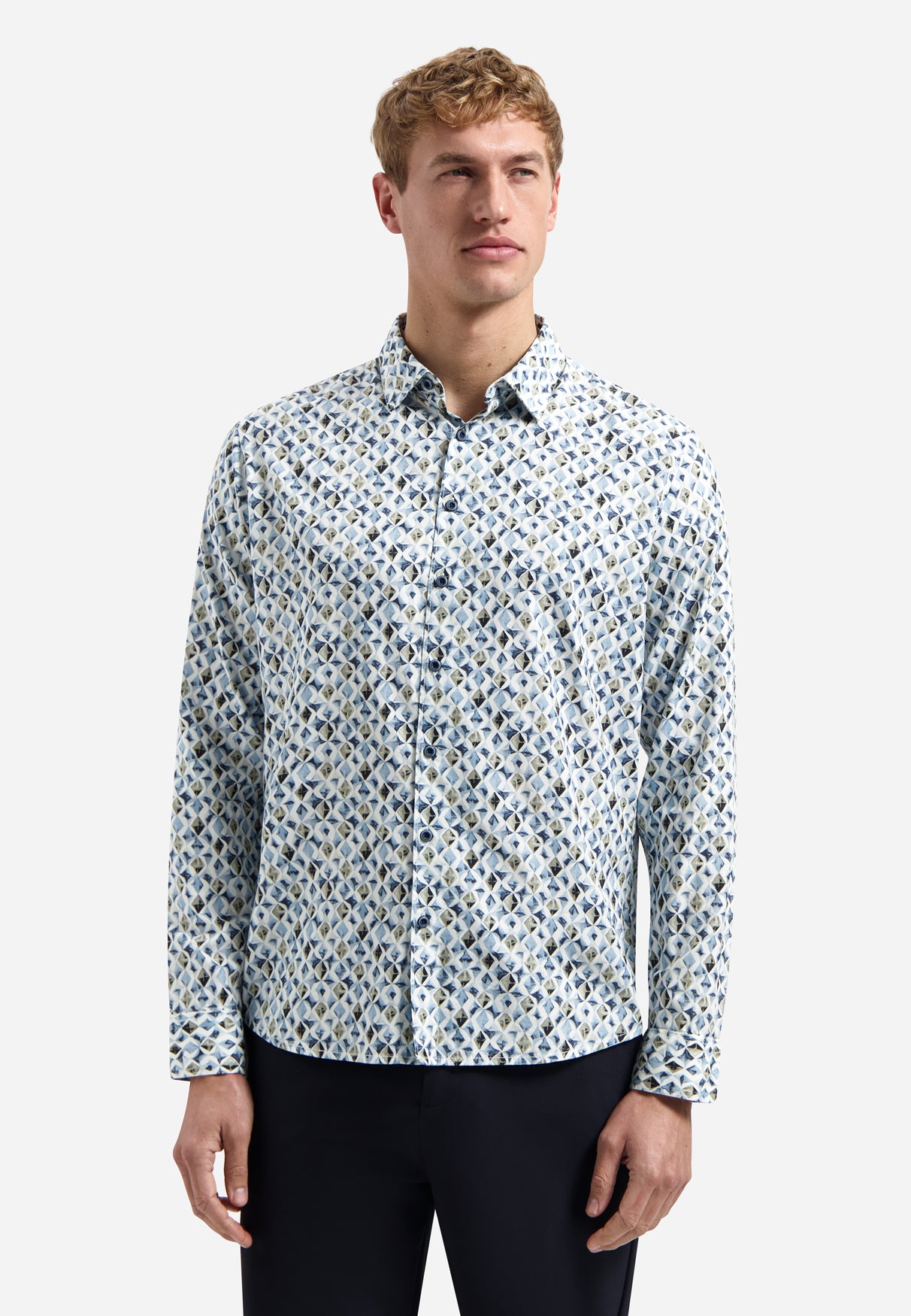 All-over print shirt | Blue