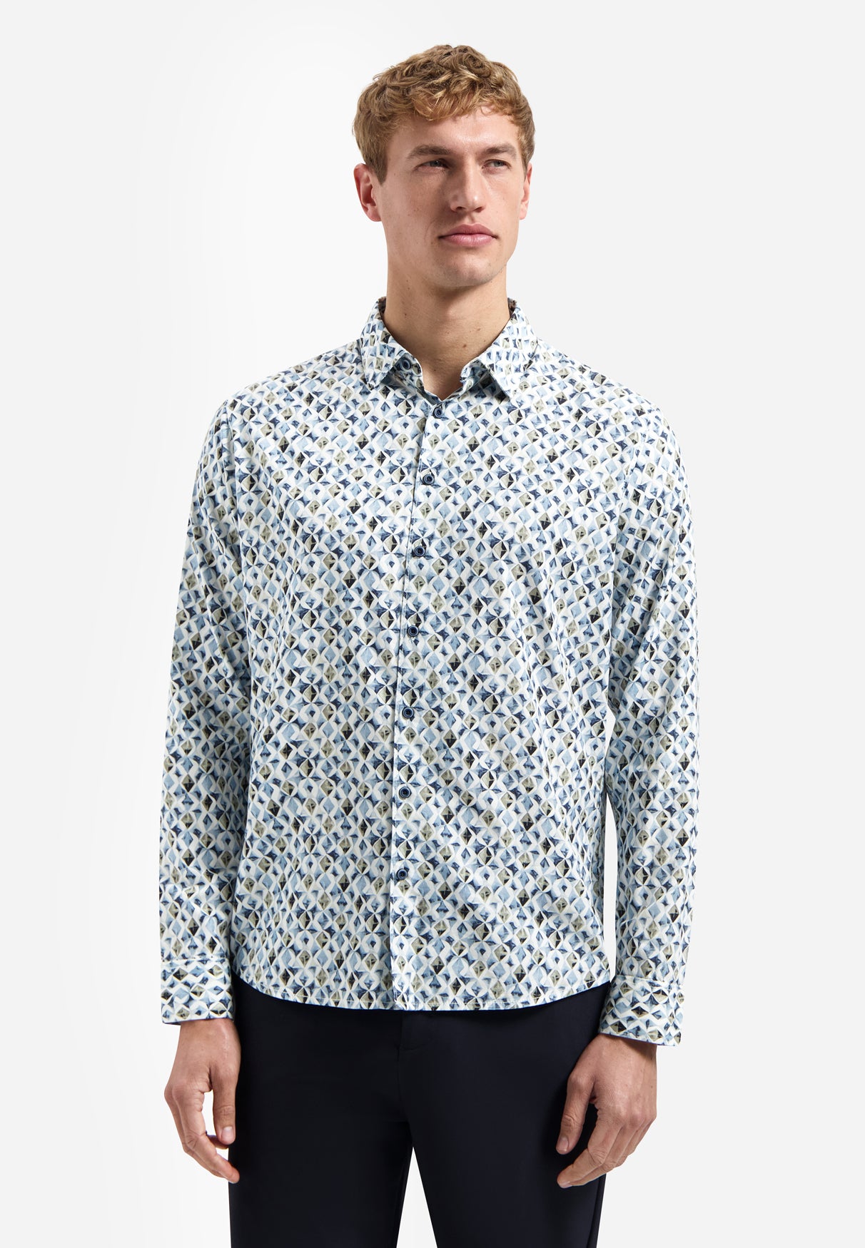 All-over print shirt | Blue