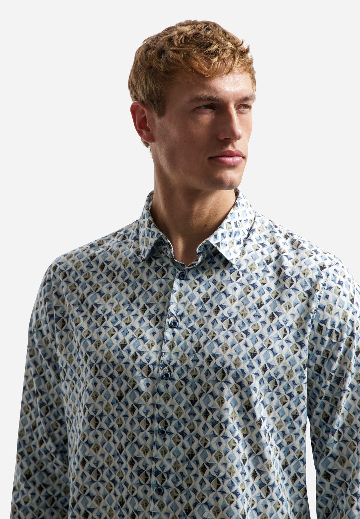 All-over print shirt | Blue