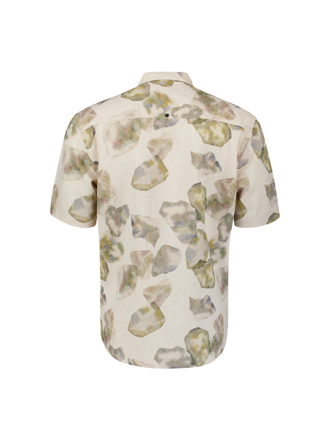 Printed short-sleeved shirt | Green
