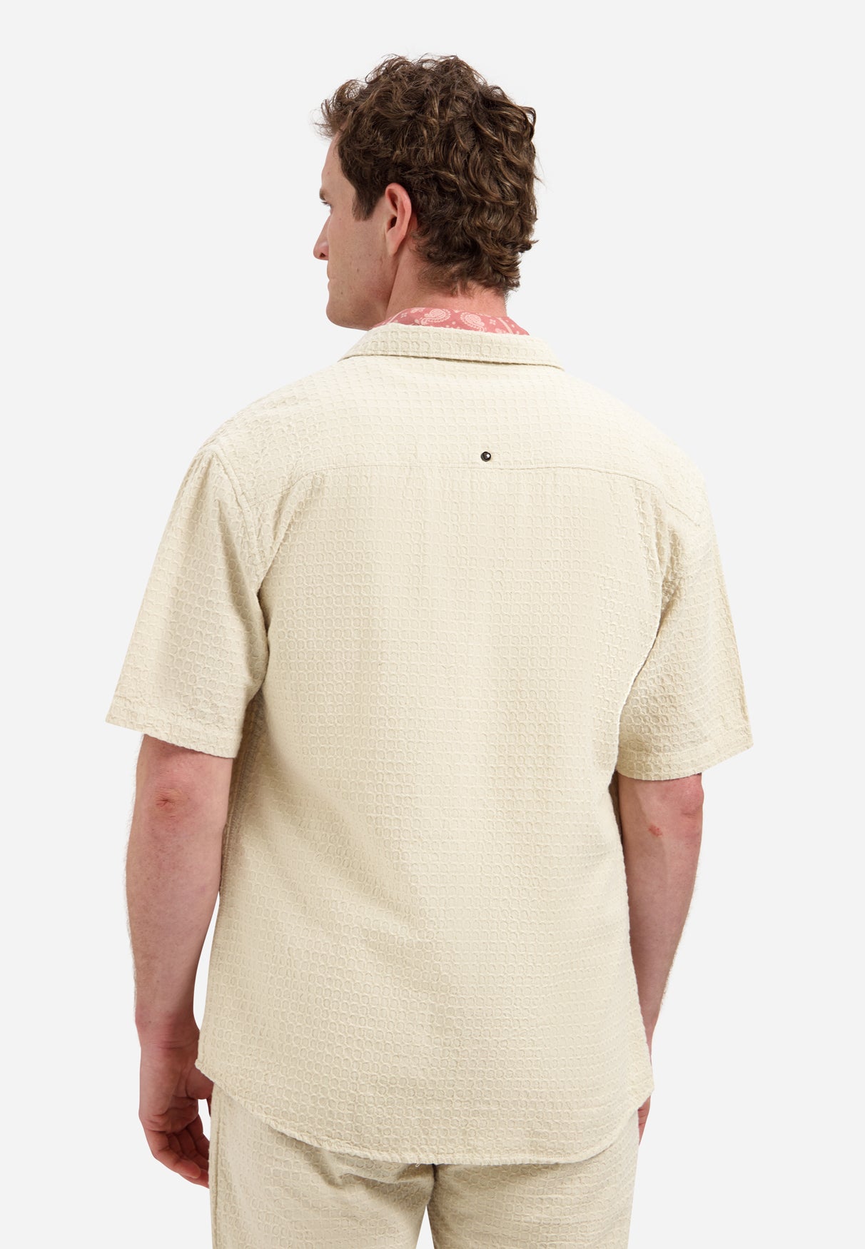Cotton short-sleeved shirt | Desert