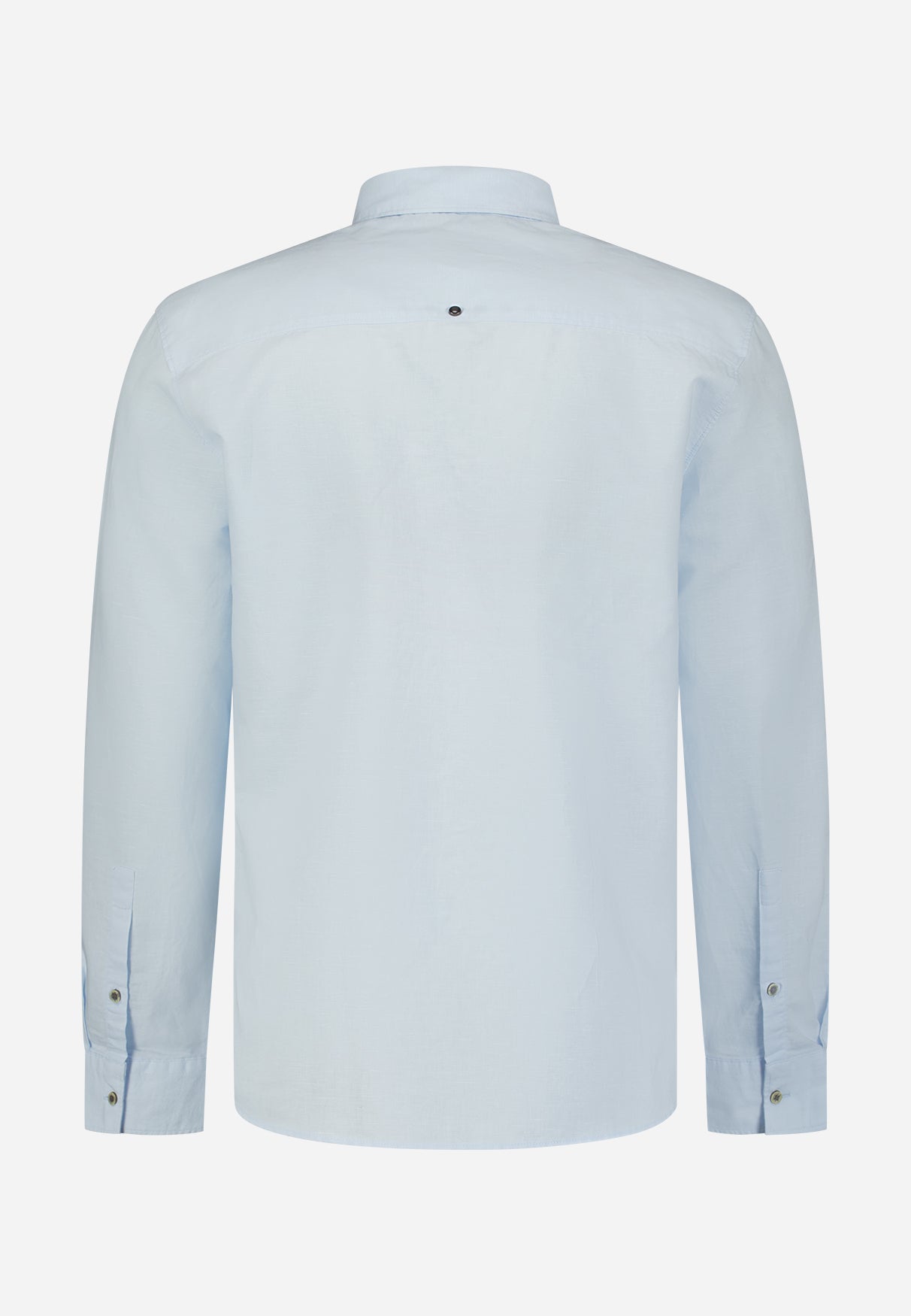 Linen blend shirt | Sky
