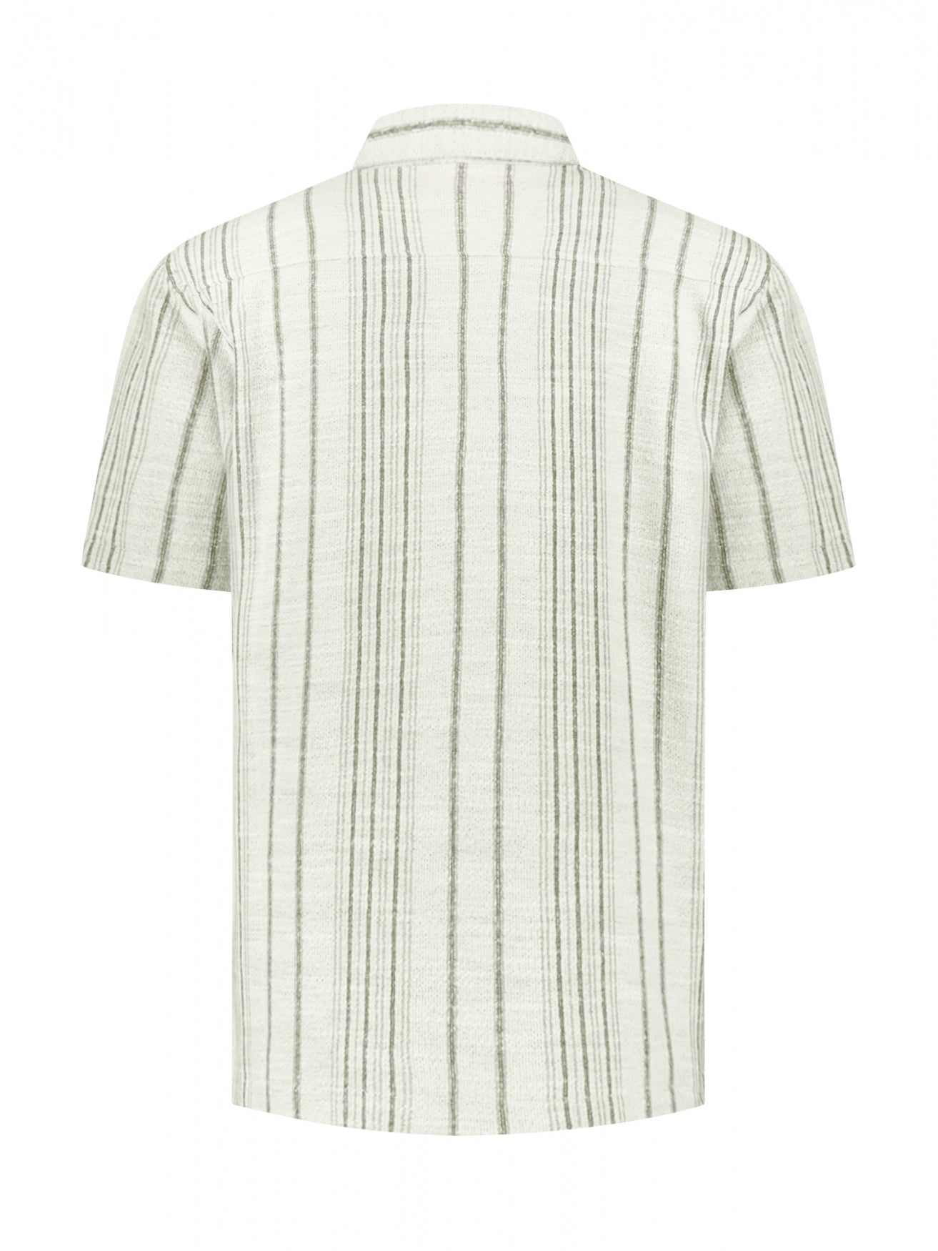 Jacquard shirt with stripes | Desert