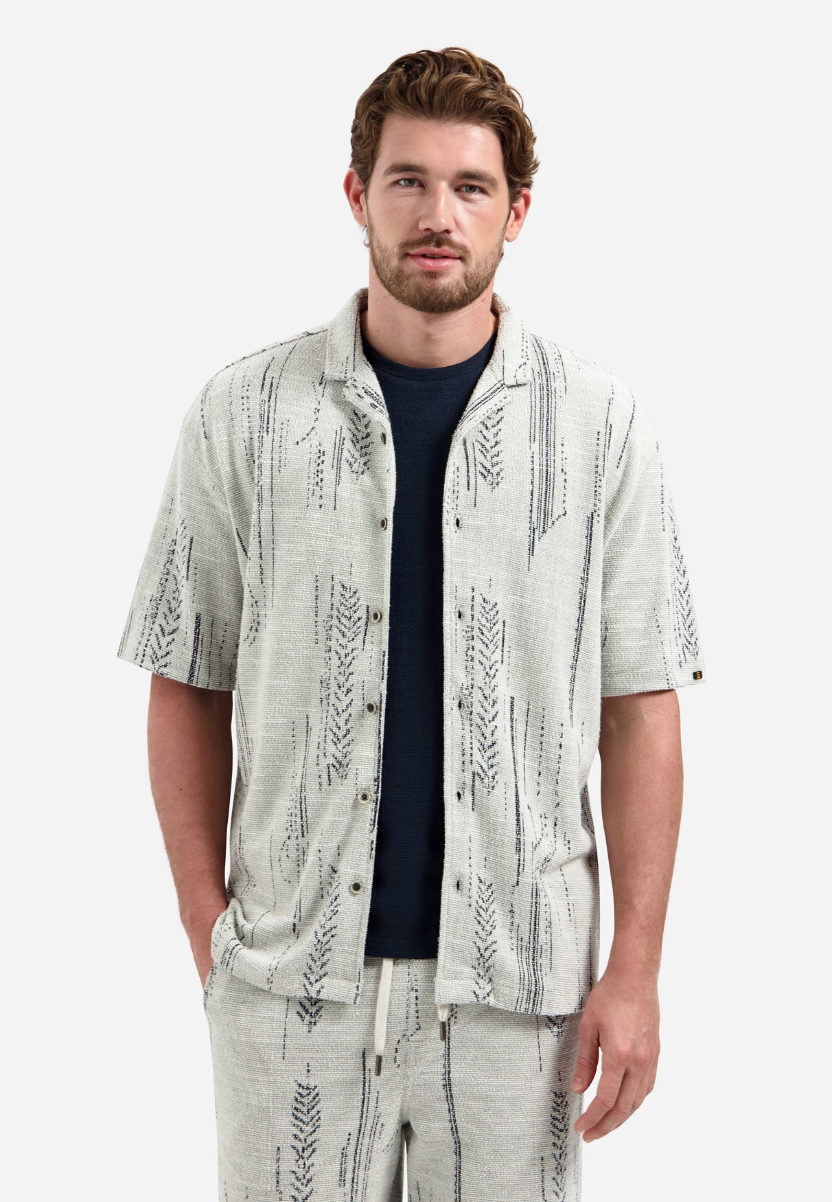 Jacquard short-sleeved shirt | Kit