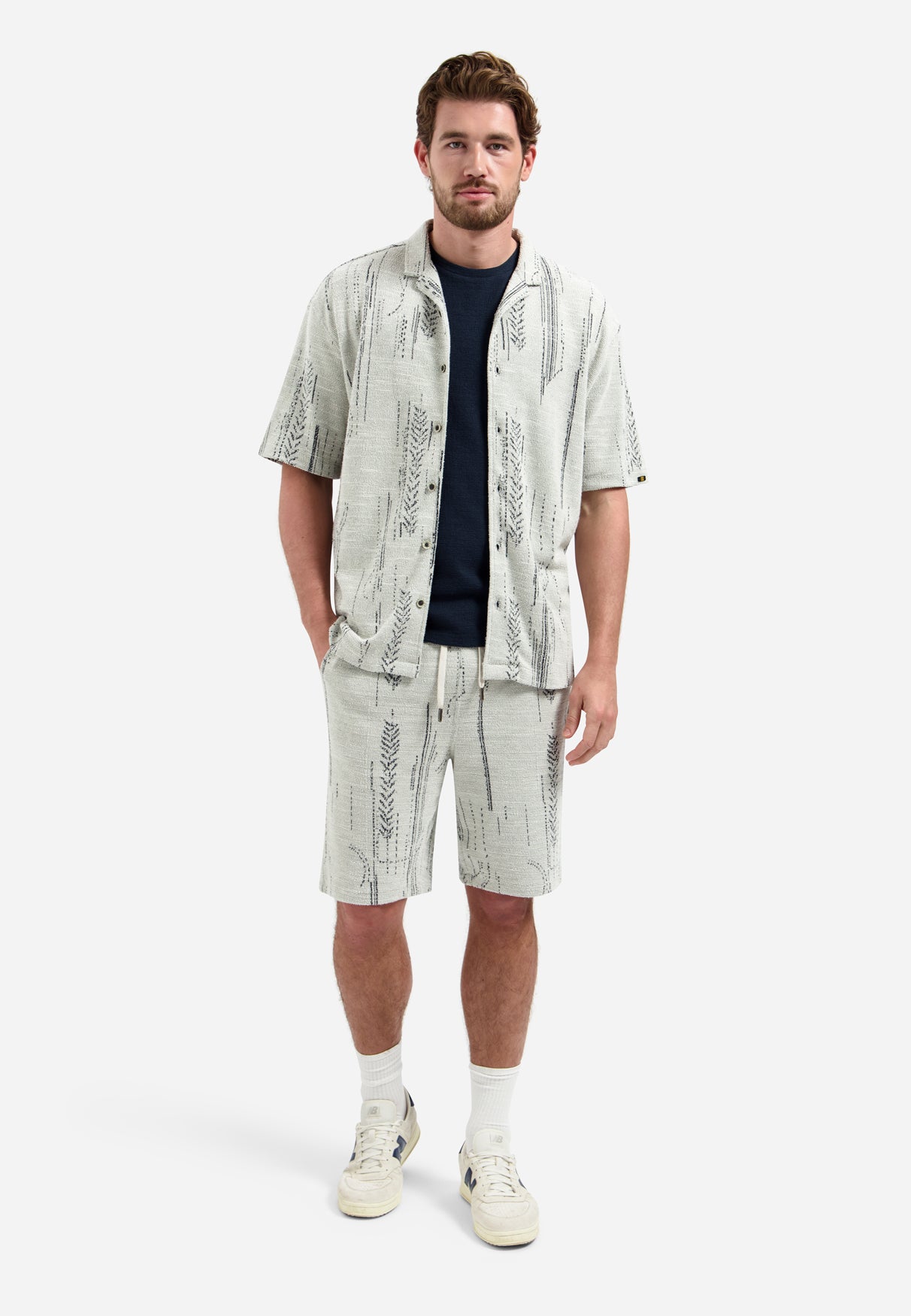 Jacquard short-sleeved shirt | Kit