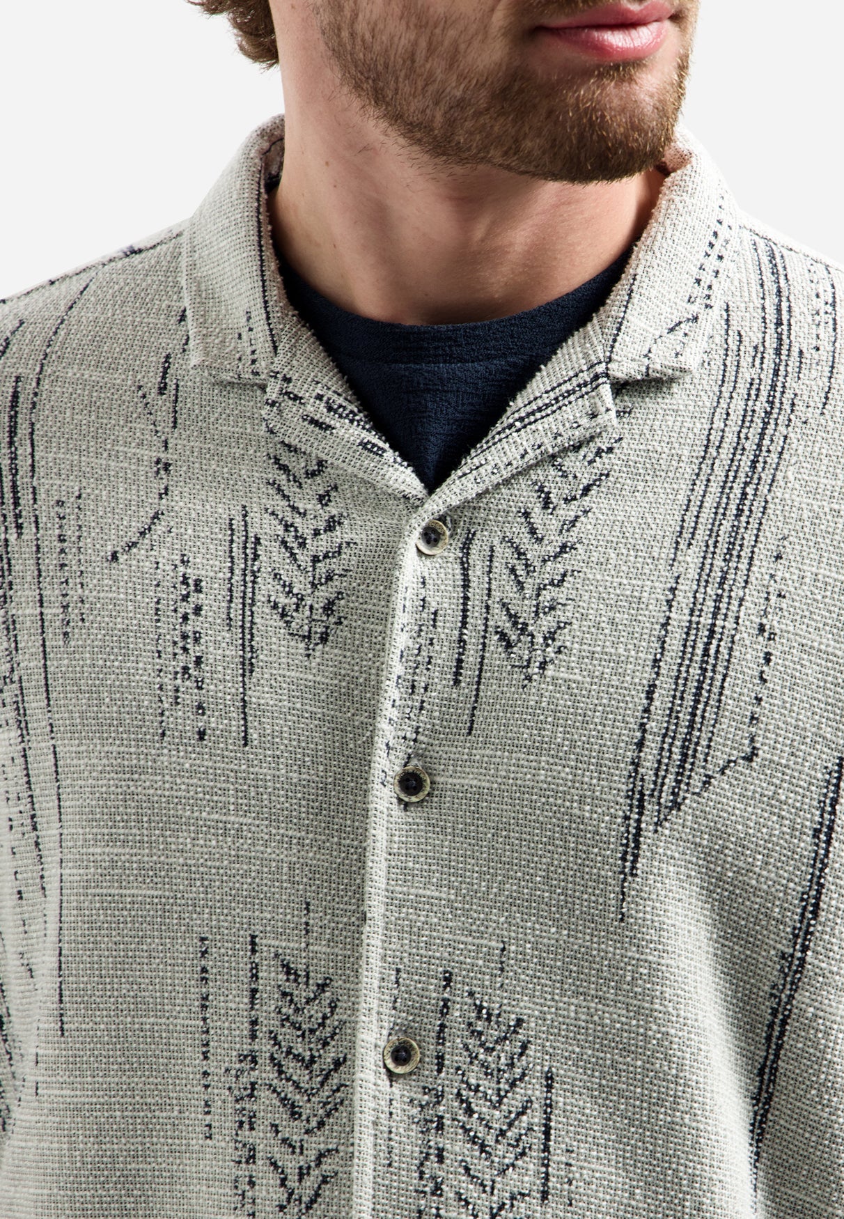 Jacquard short-sleeved shirt | Kit