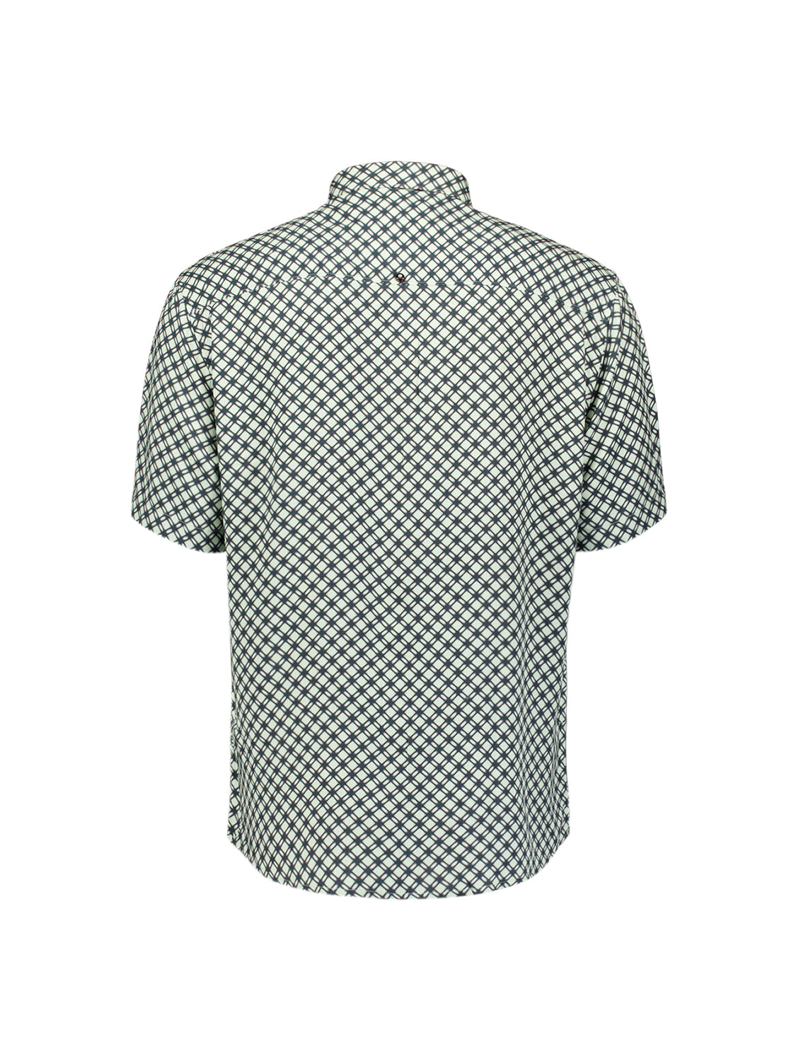 Stretch shirt with an all-over print | Green