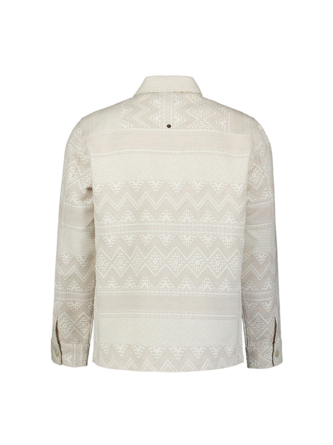 Jacquard overshirt | Taupe