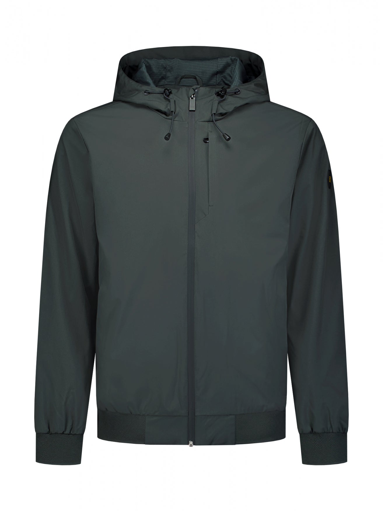 Hooded summer jacket | Dark Steel