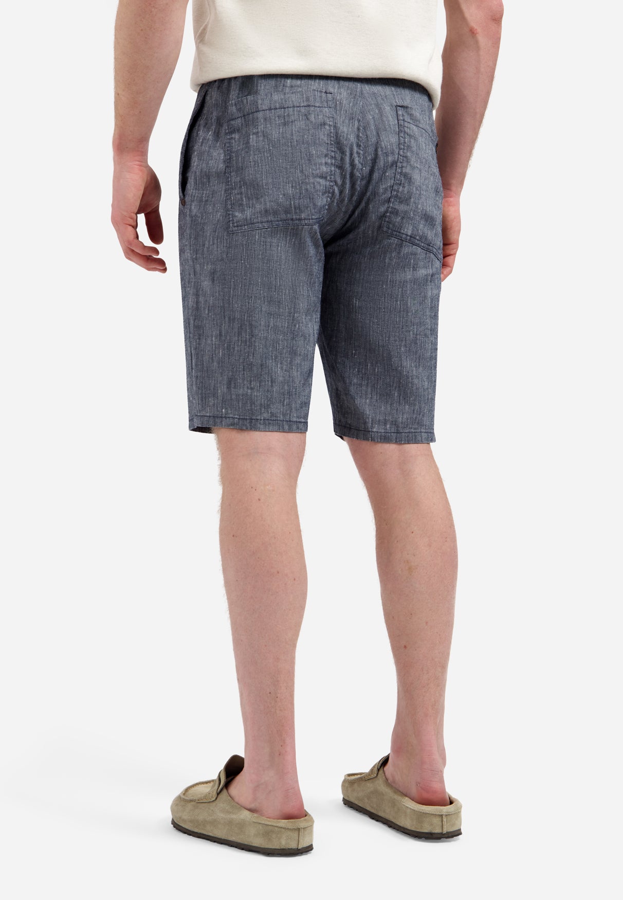 Chino shorts with linen | Night