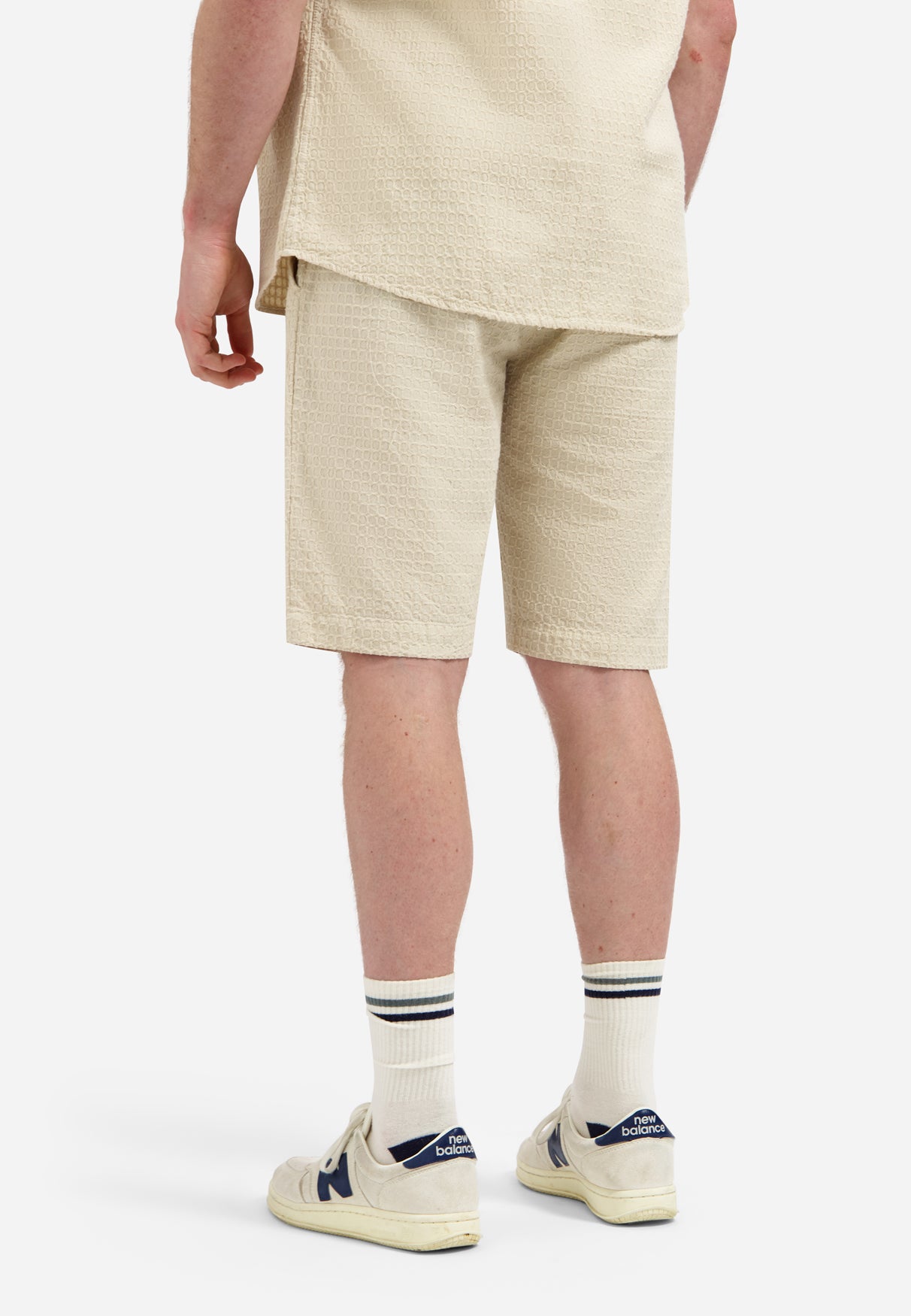 Jacquard chino shorts | Desert