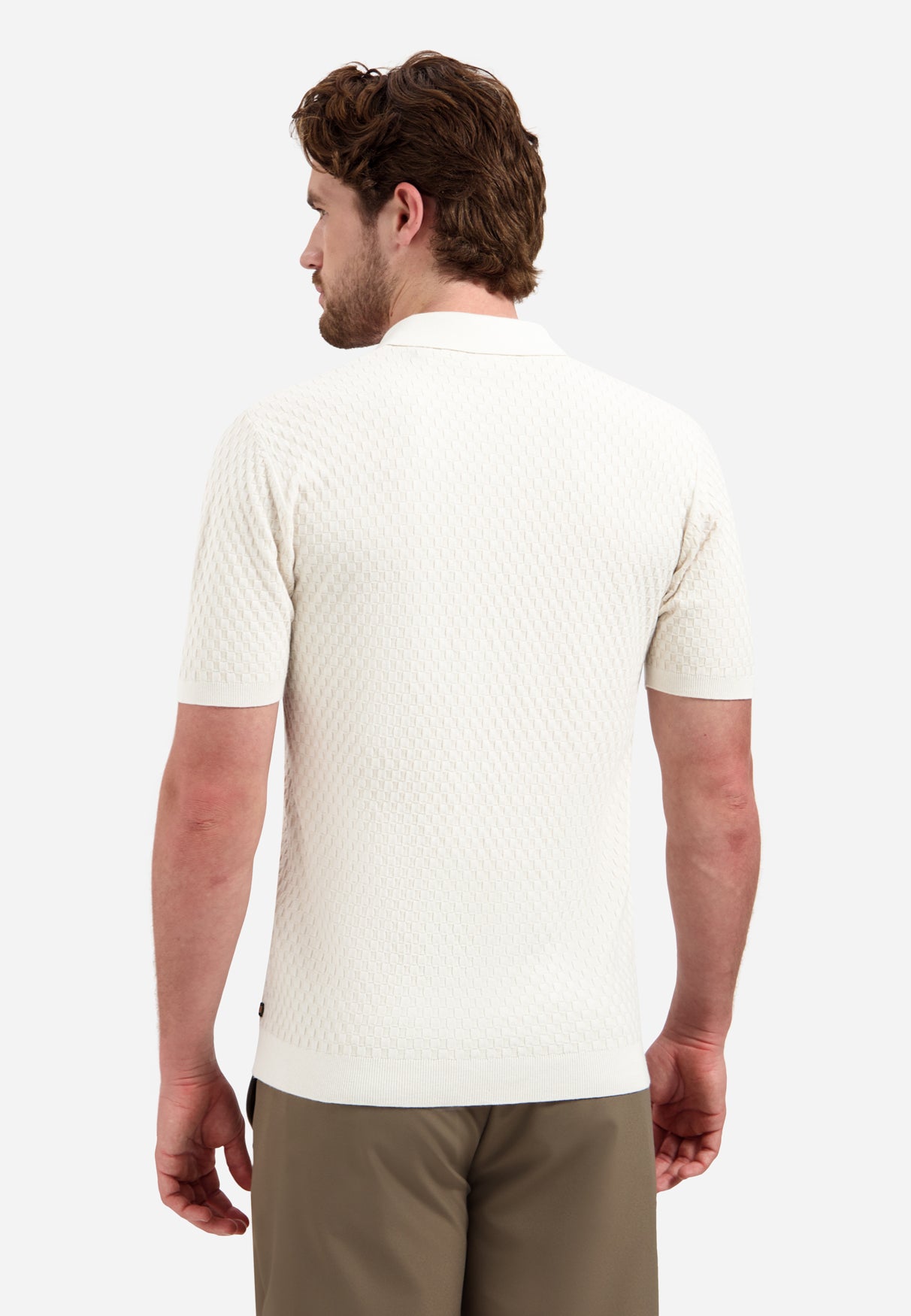Short-sleeve striped crewneck T-shirt | White