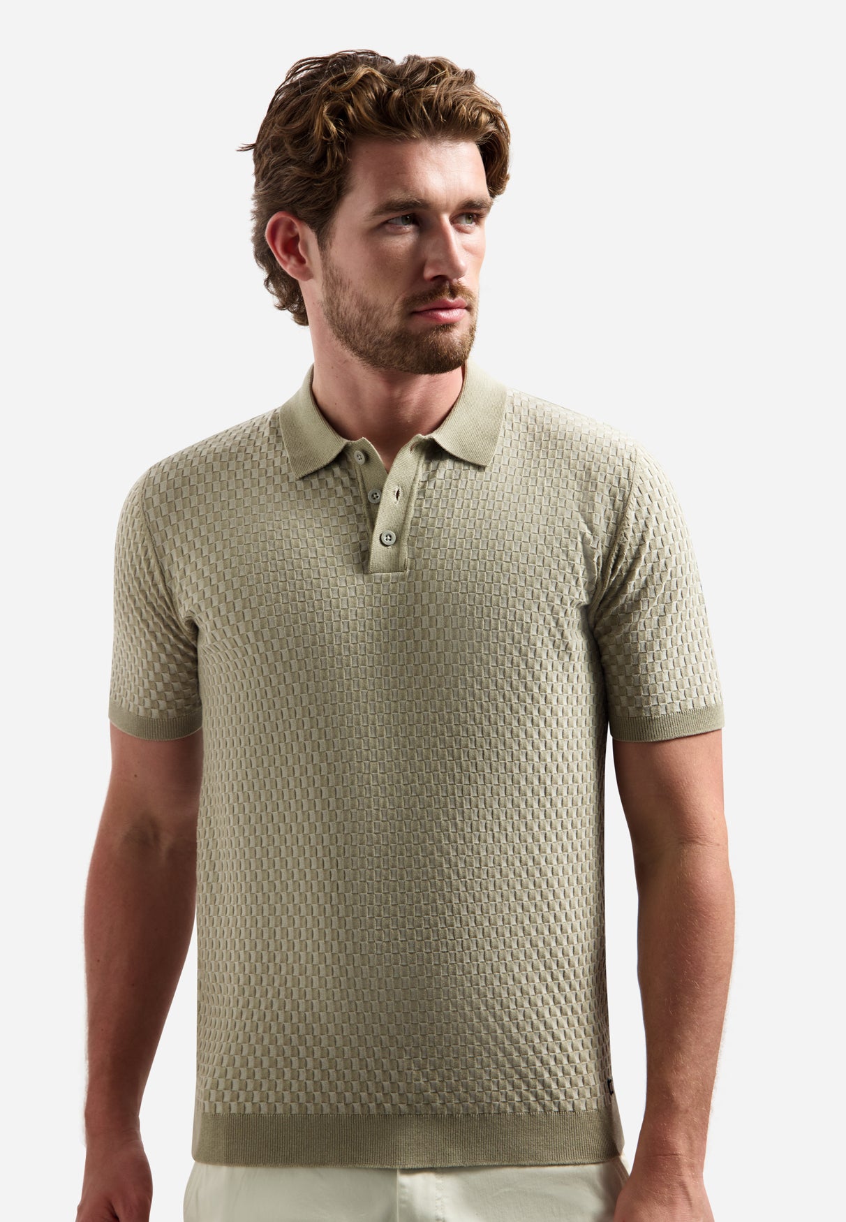 Short-sleeve striped crewneck T-shirt | White