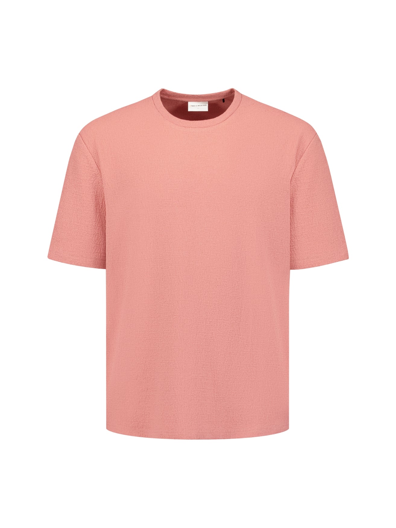 Short-sleeve crewneck T-shirt | Coral
