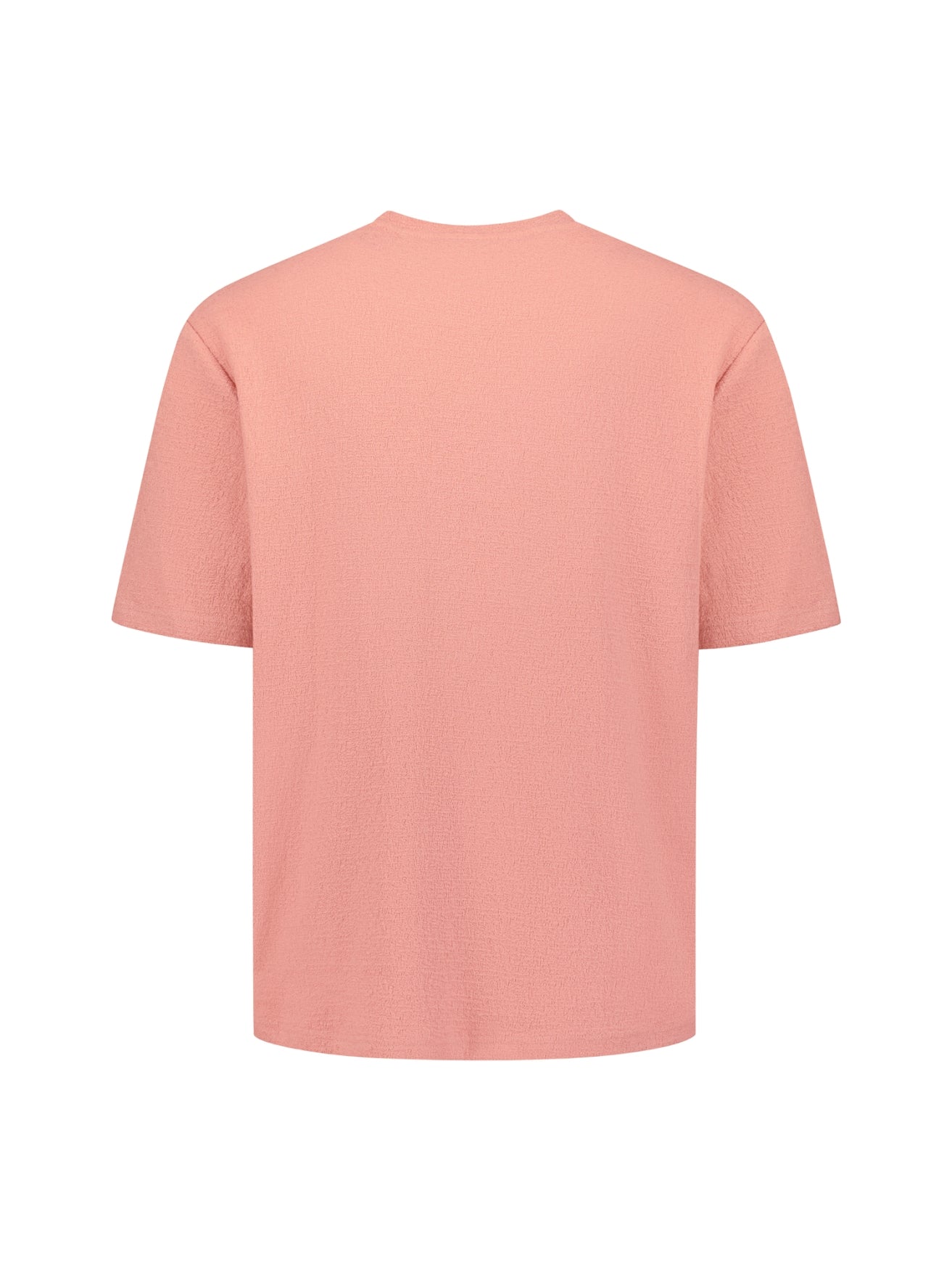 Short-sleeve crewneck T-shirt | Coral
